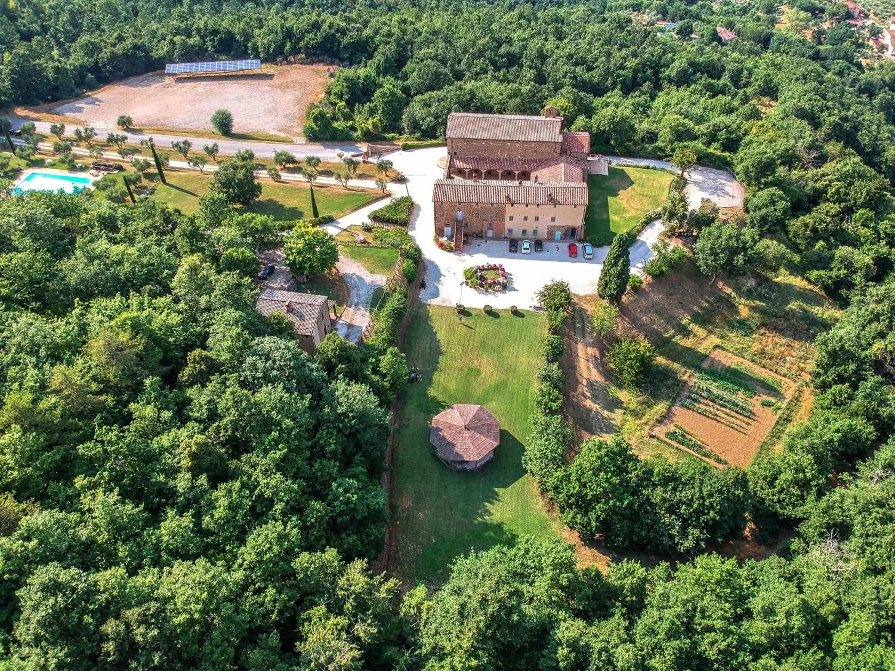 Bird's eye view in Agriturismo I Frati