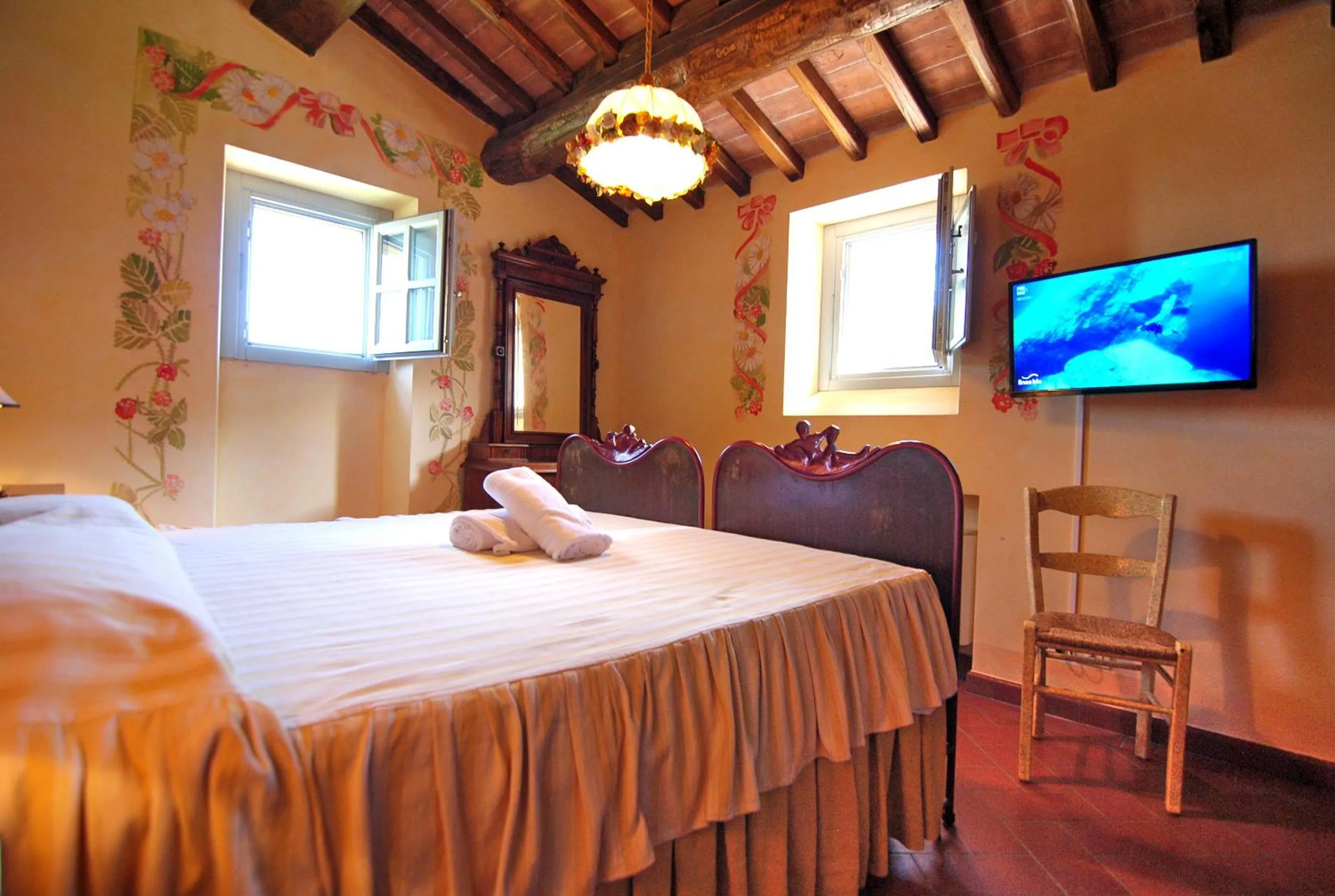Bedroom, Bed in Agriturismo I Frati
