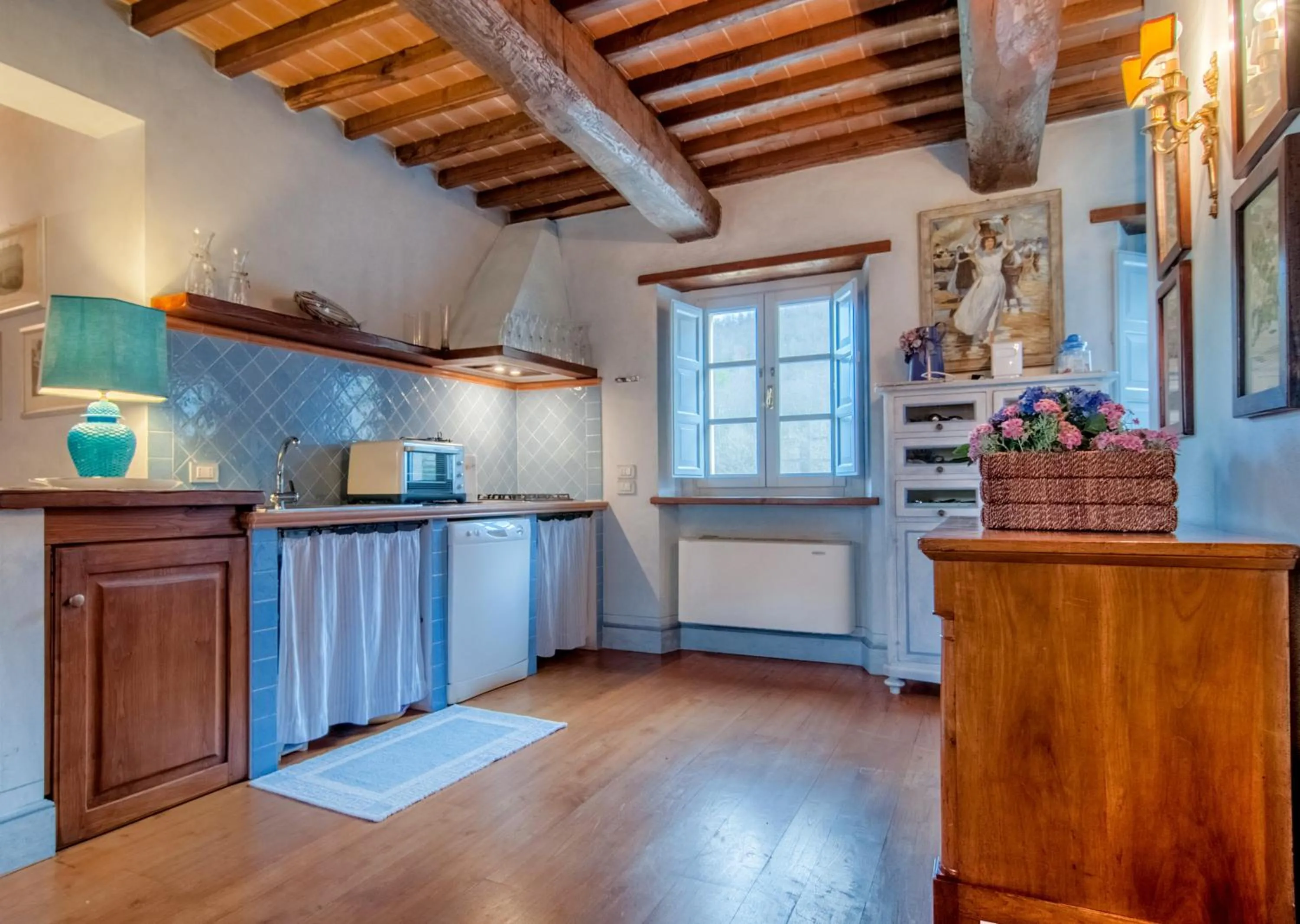 Kitchen or kitchenette in Agriturismo I Frati