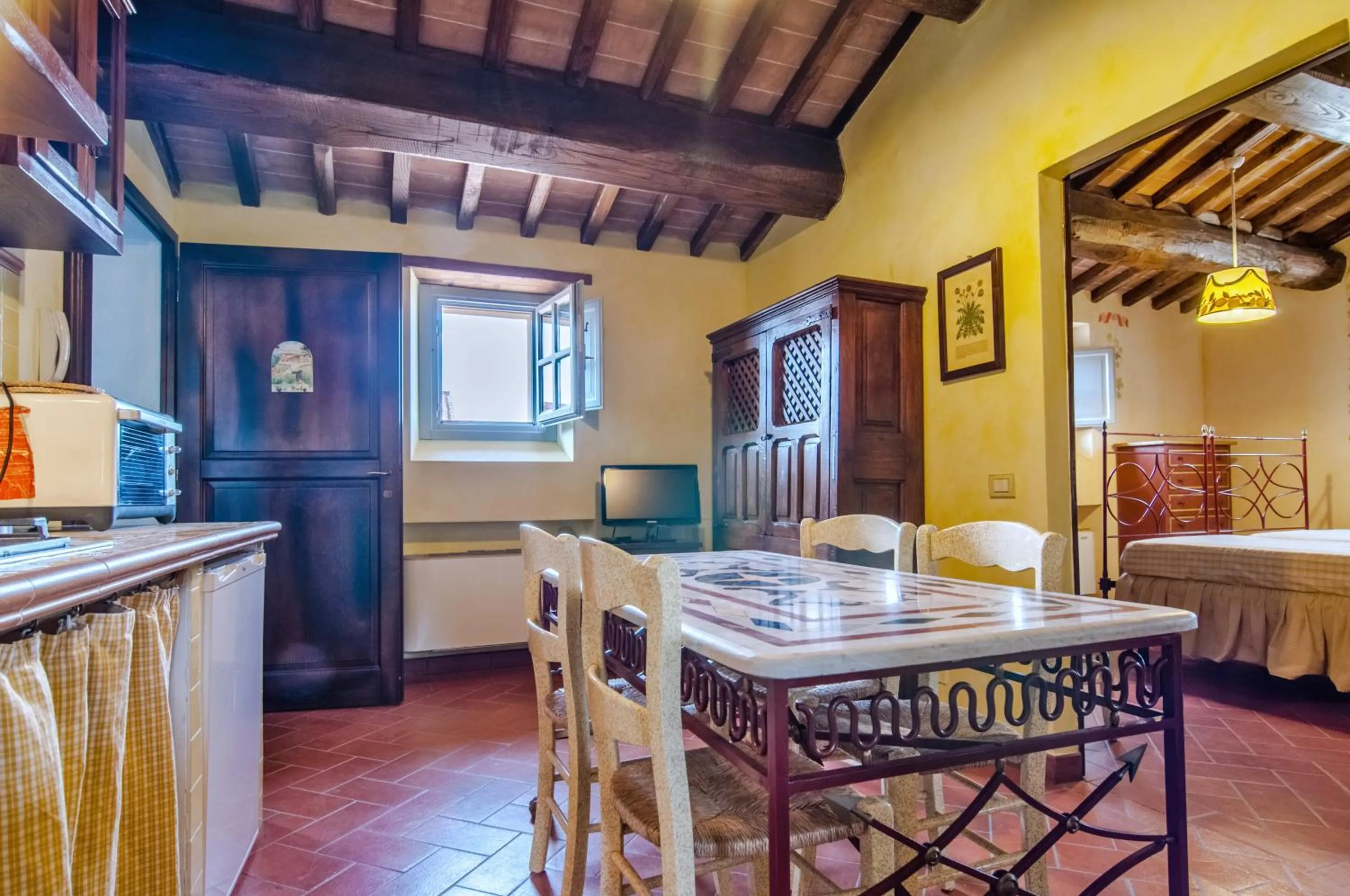 Kitchen or kitchenette in Agriturismo I Frati
