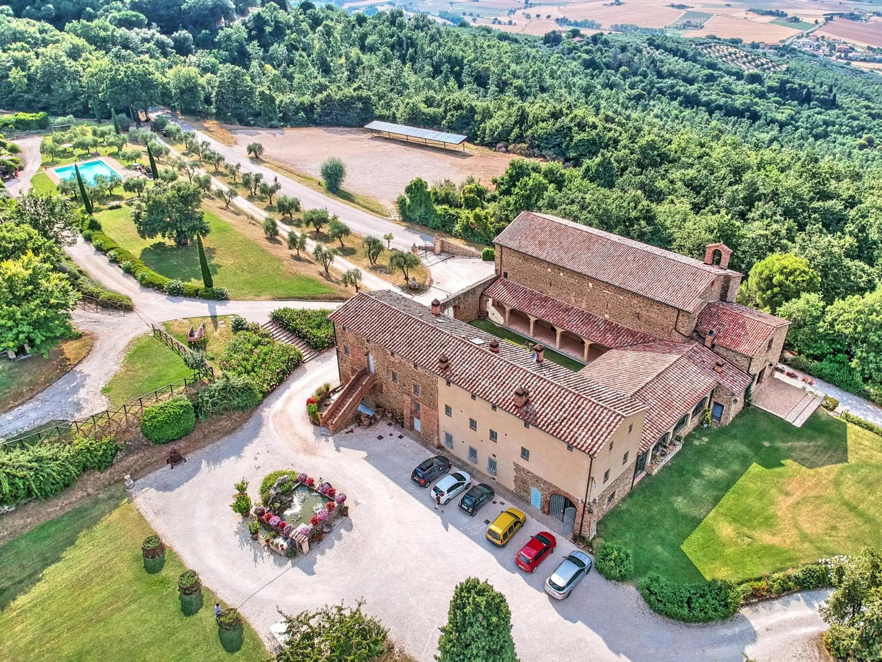 Bird's eye view in Agriturismo I Frati