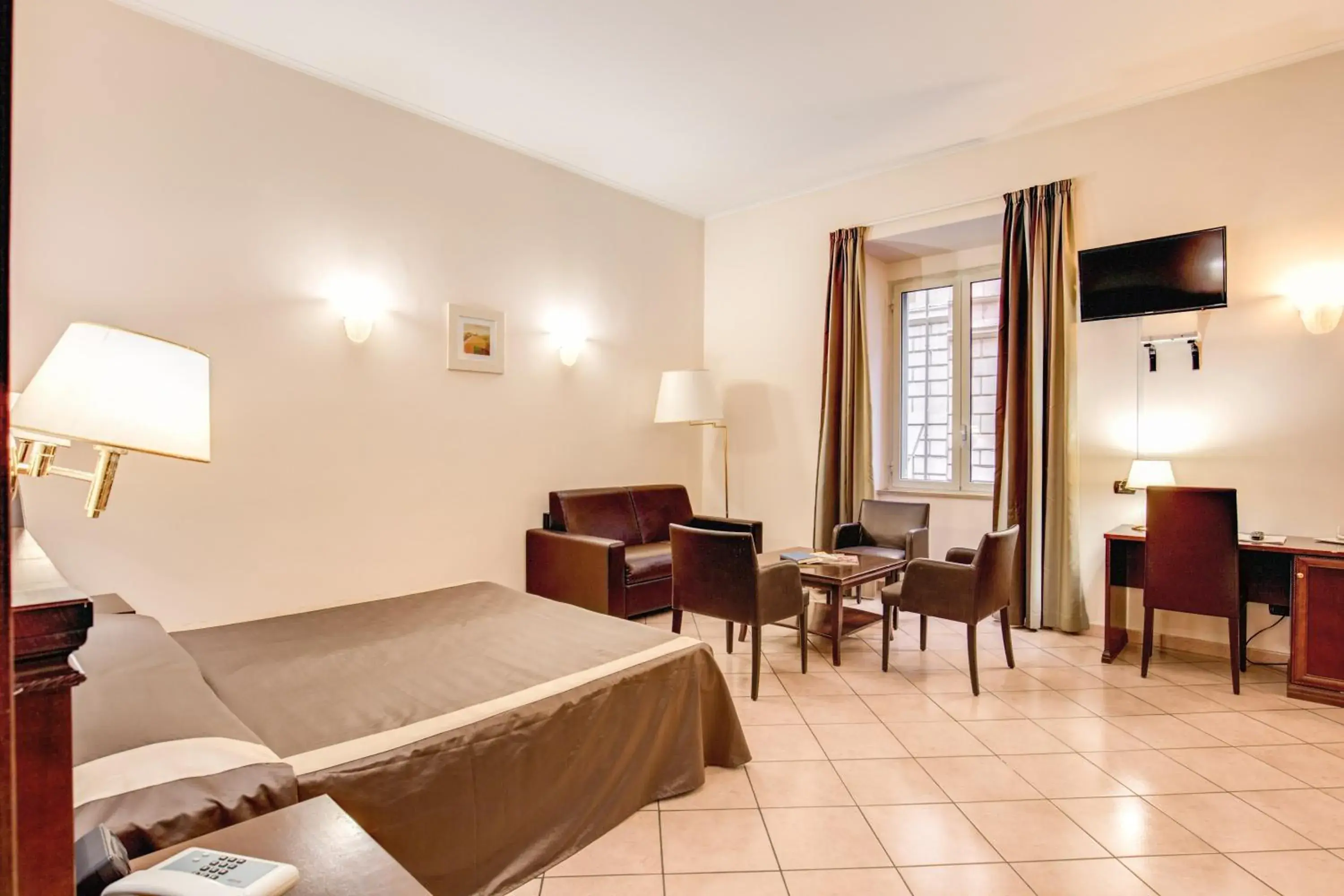 Seating area, Bed in Hotel San Marco Seating area, Bed in Hotel San Marco