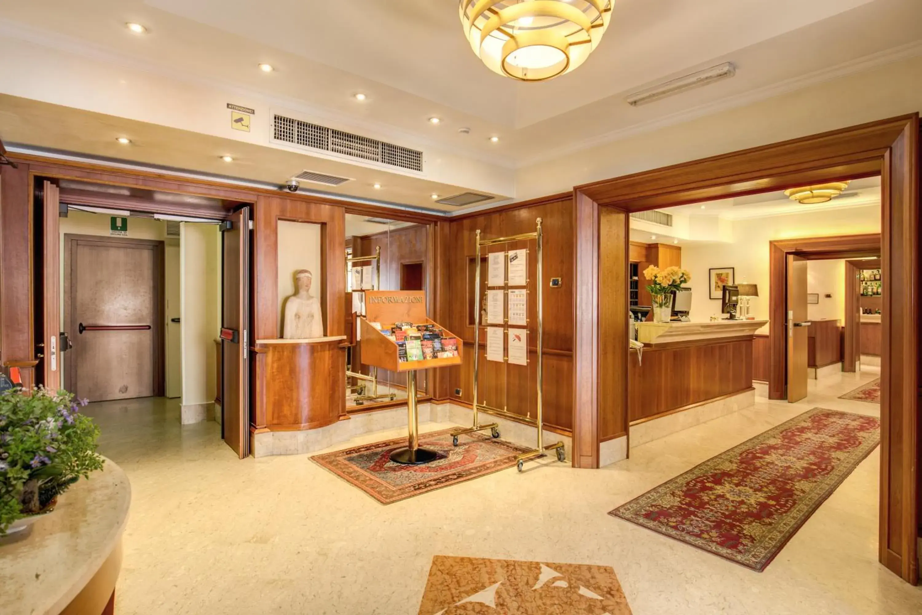 Lobby or reception in Hotel San Marco Lobby or reception in Hotel San Marco