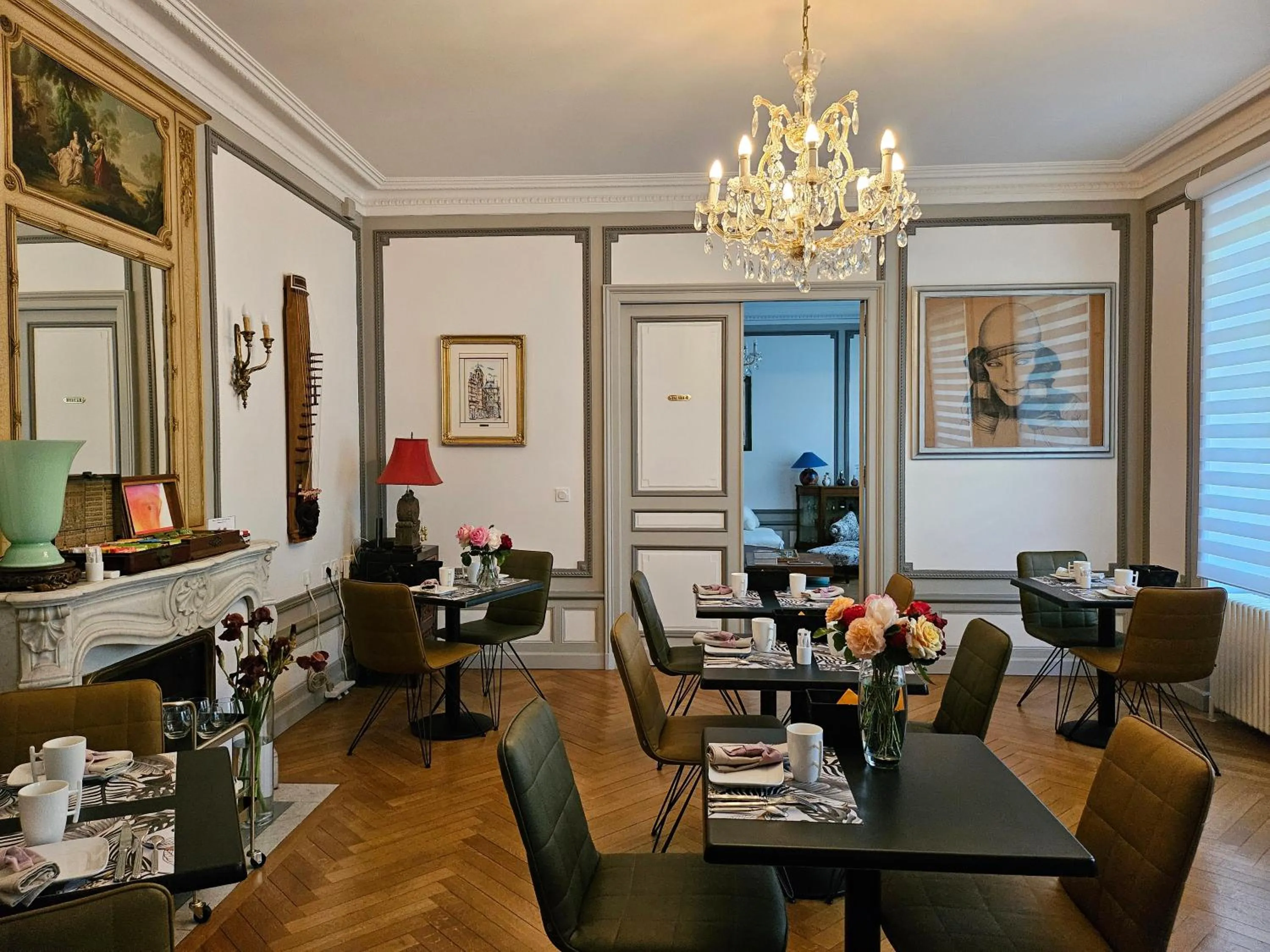 Chambres d'Hôtes de luxe Côté Parc-Côté Jardin avec parking privé gratuit