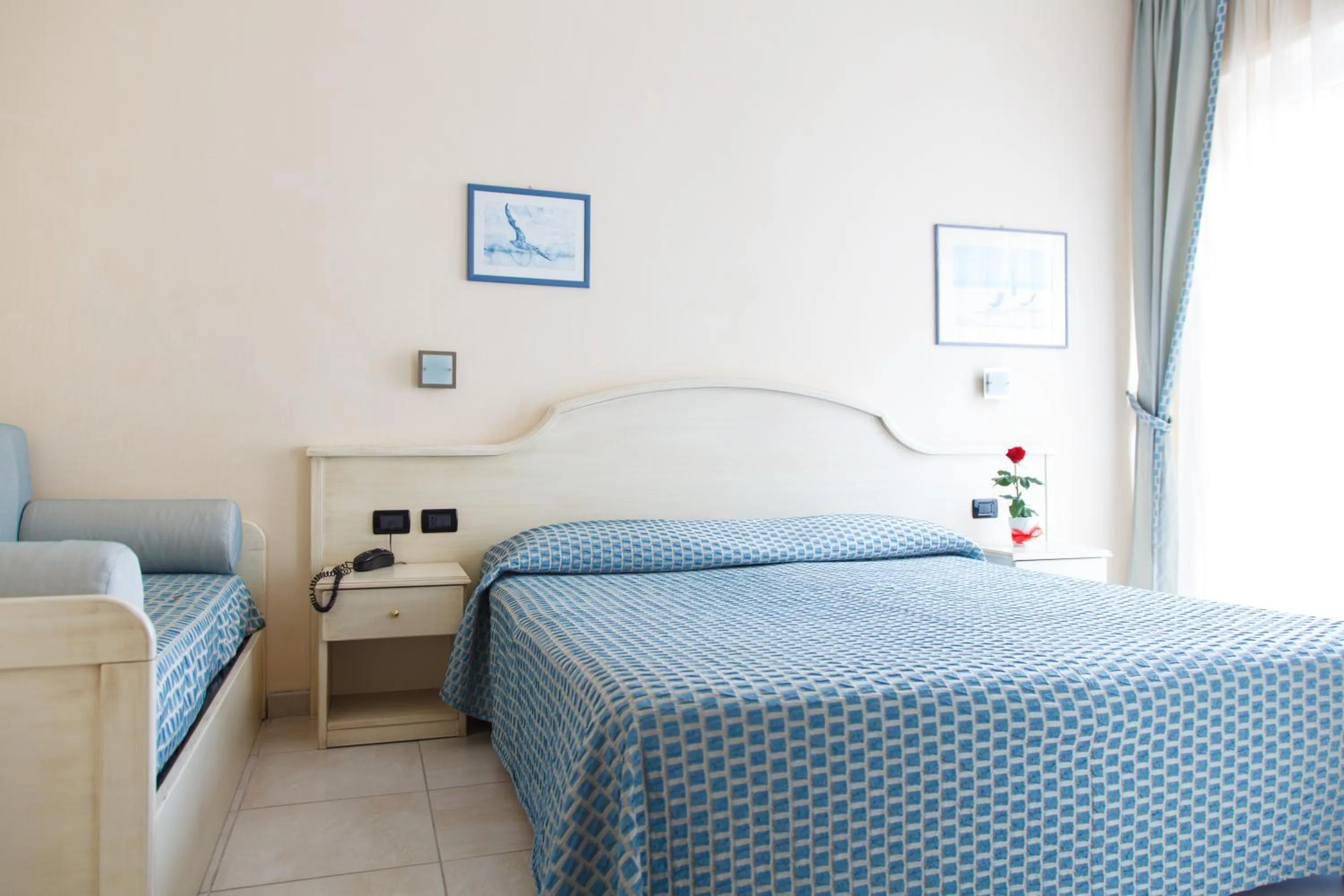 Bedroom, Bed in Allegroitalia Alassio Rosa