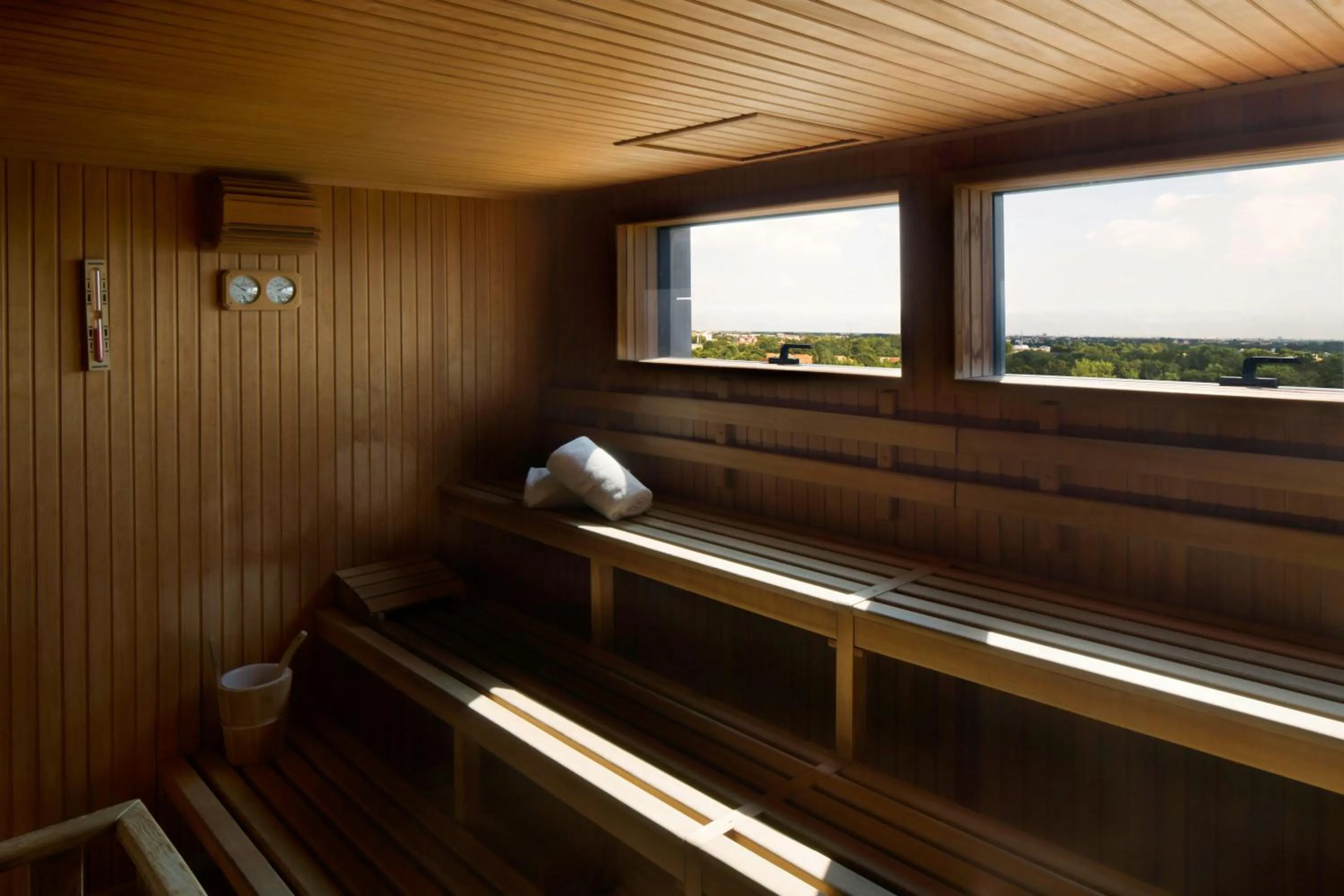 Sauna in Starhotels Grand Milan