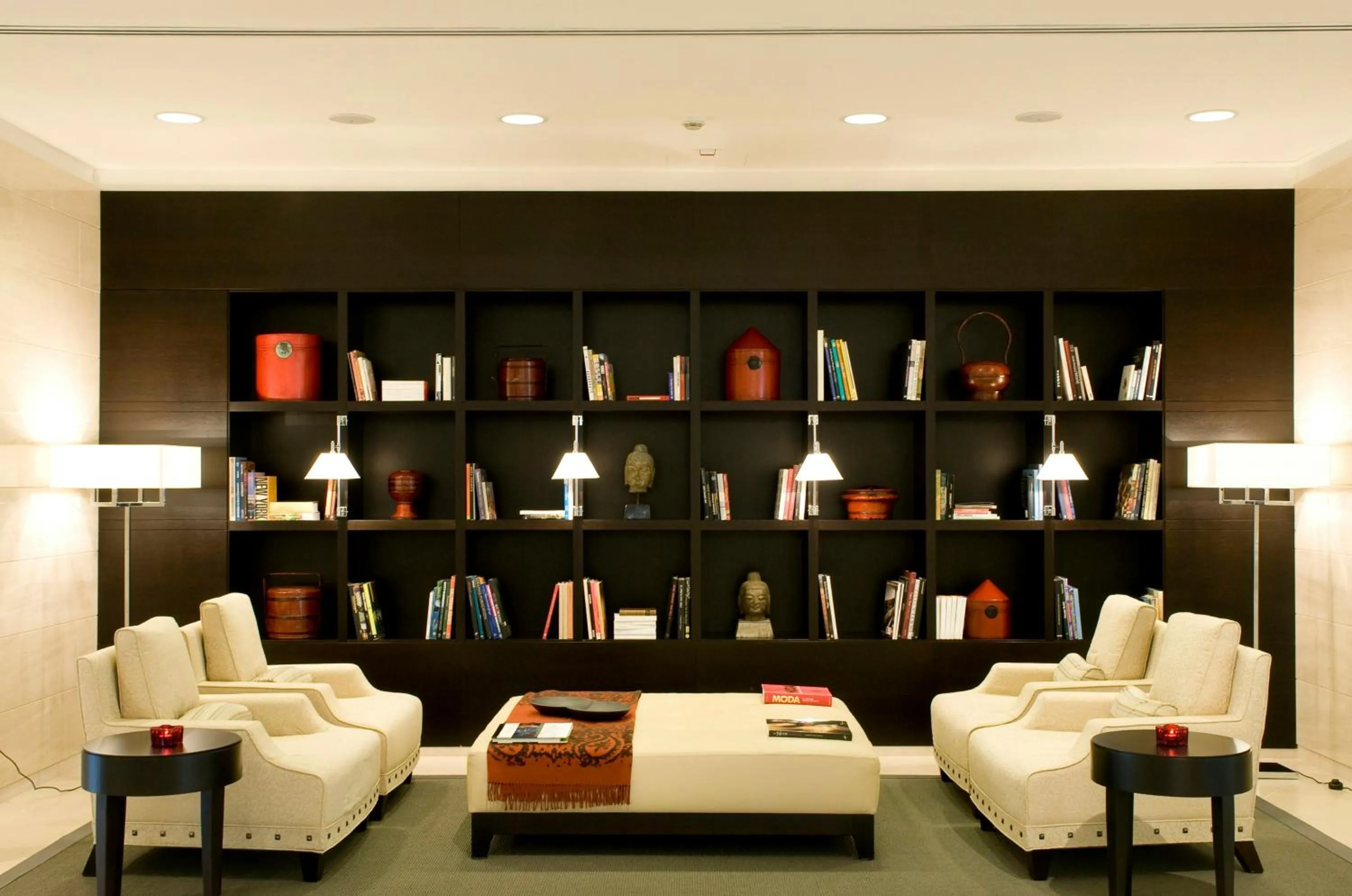 Library in Starhotels Grand Milan
