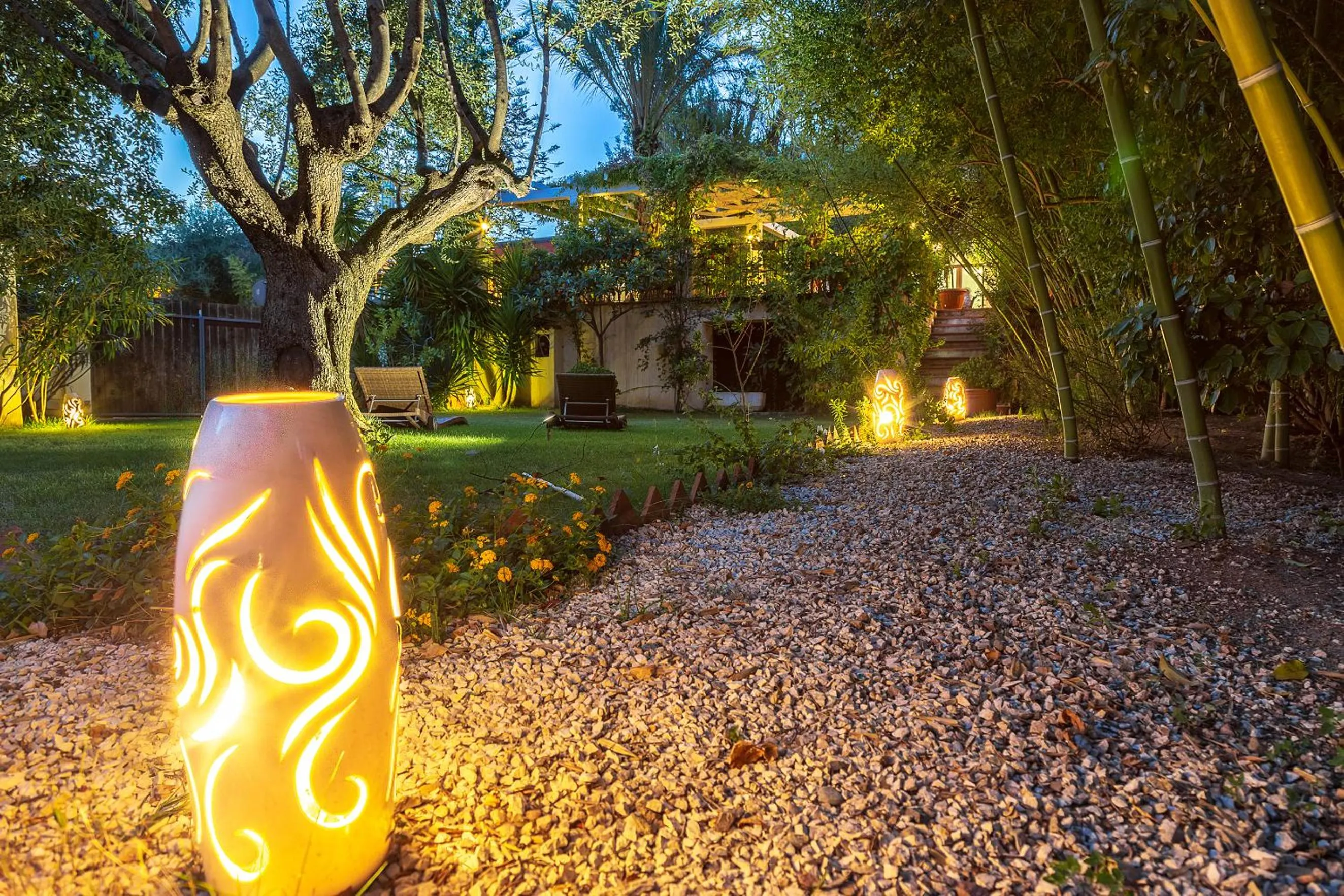 Garden view in Hotel Santa Maria