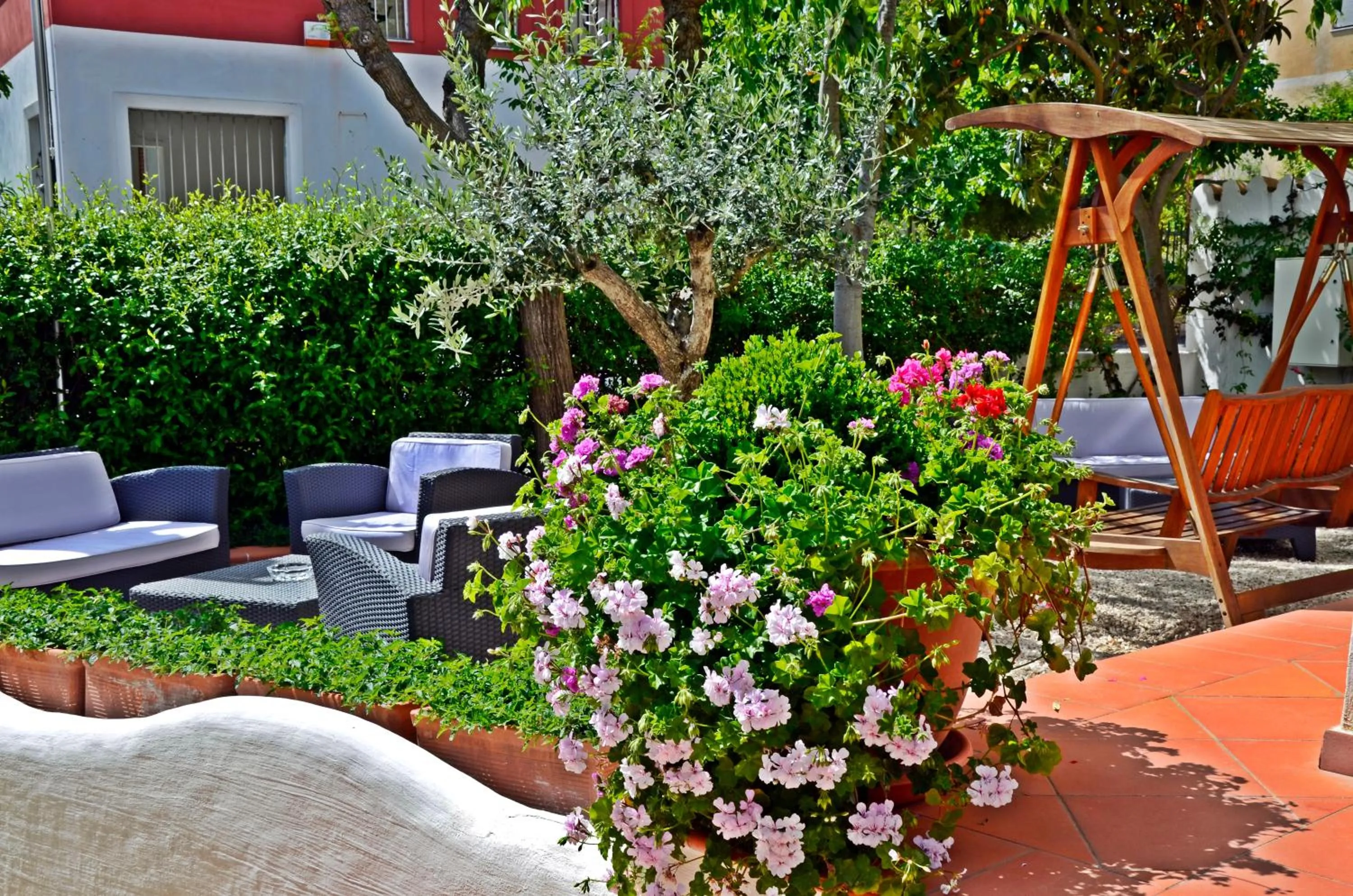 Garden in Hotel Santa Maria