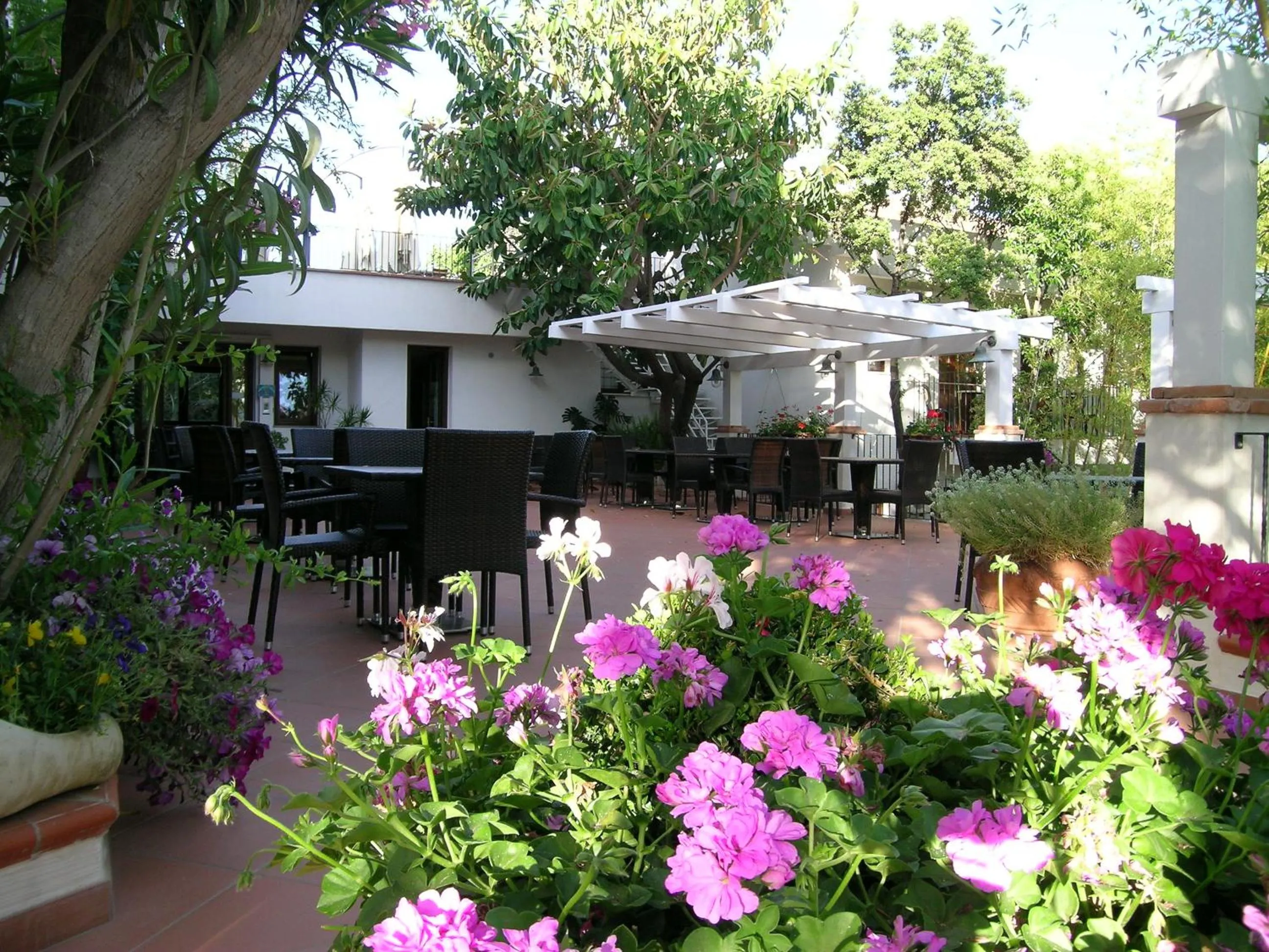 Patio in Hotel Santa Maria
