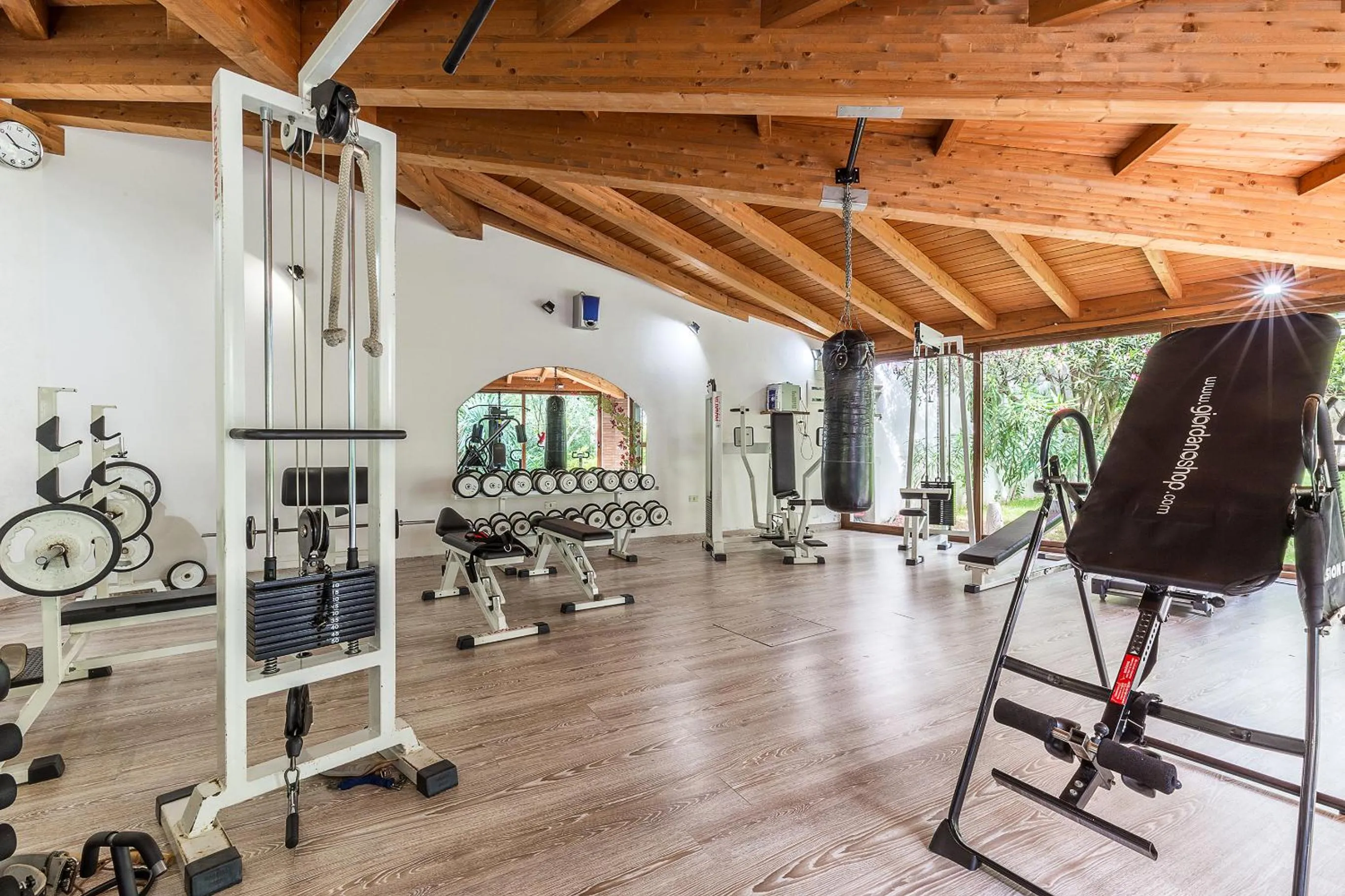 Fitness centre/facilities in Hotel Santa Maria