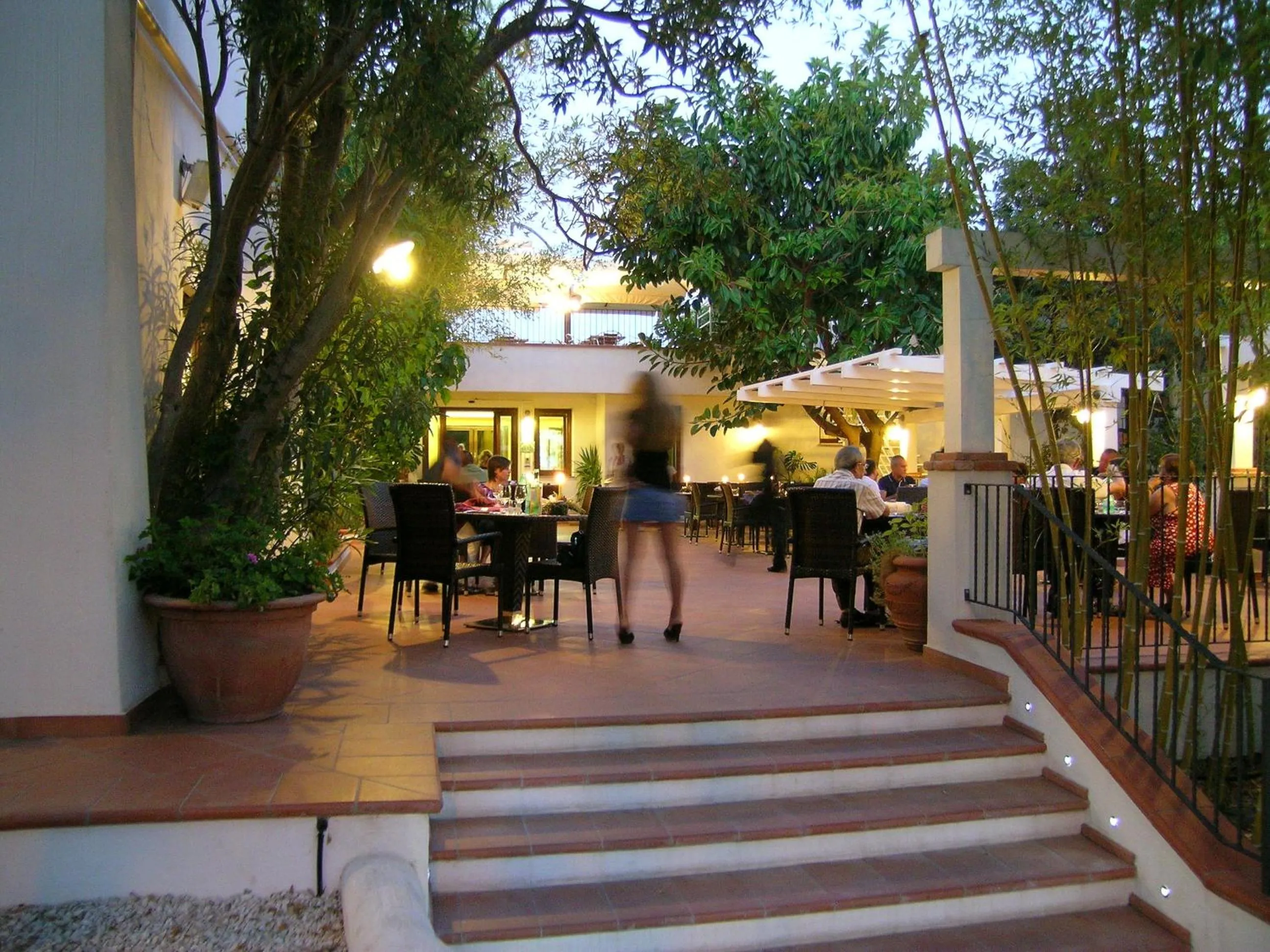 Patio in Hotel Santa Maria