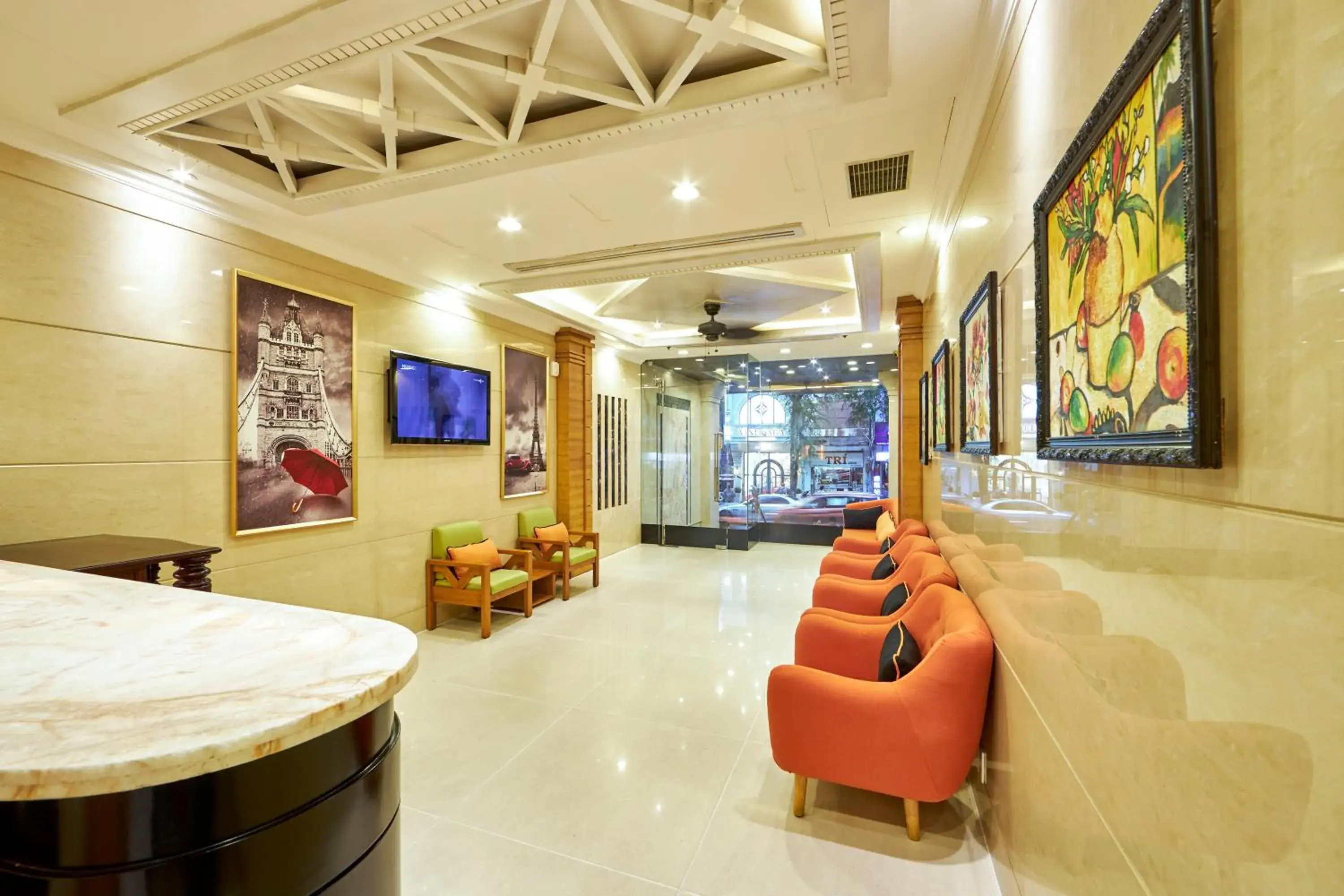 Lobby or reception in The Noble Swan Hotel Saigon Lobby or reception in The Noble Swan Hotel Saigon