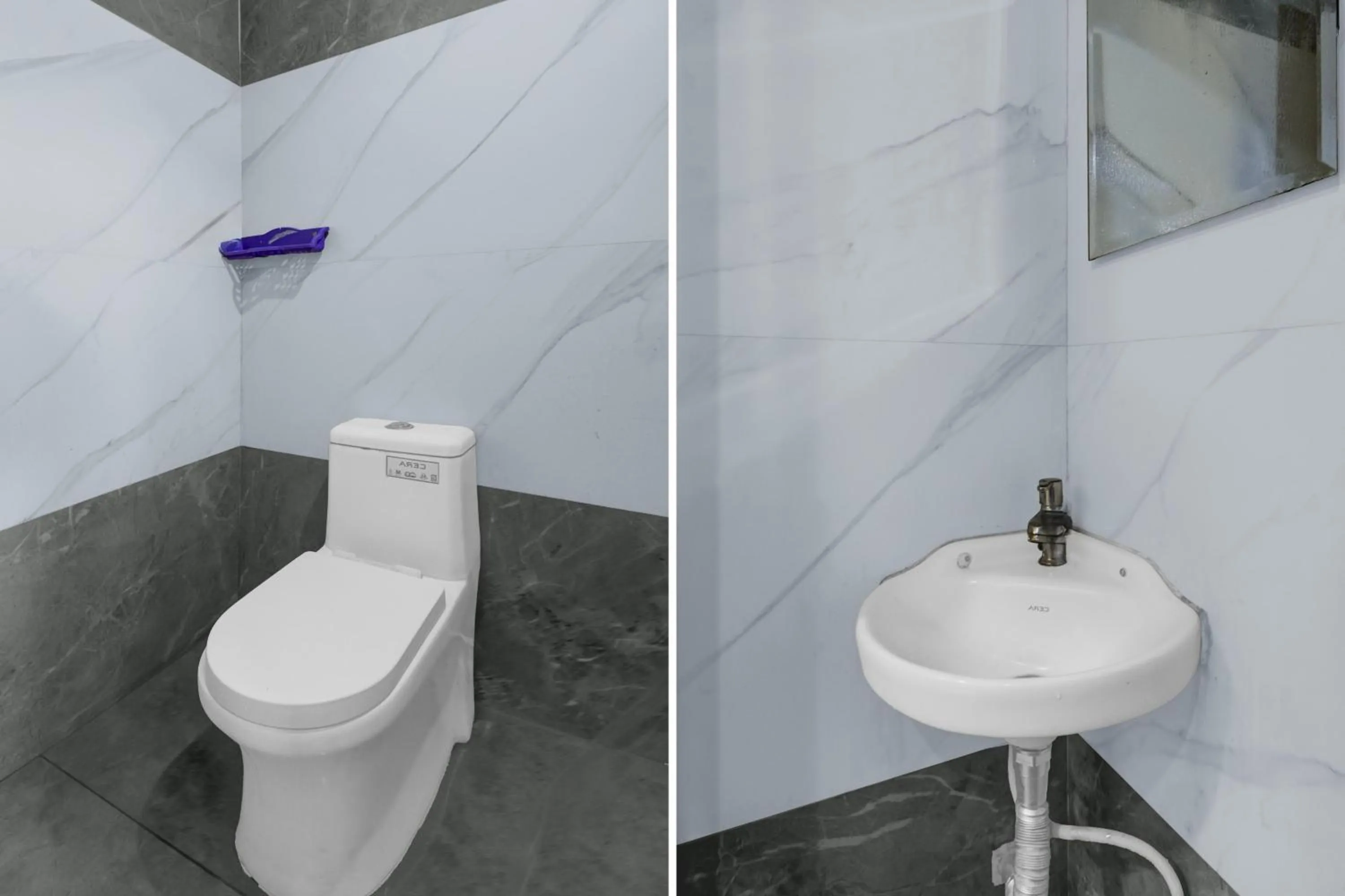 Bathroom in Super Townhouse Financial District Gachibowli Formerly Srinika Inn