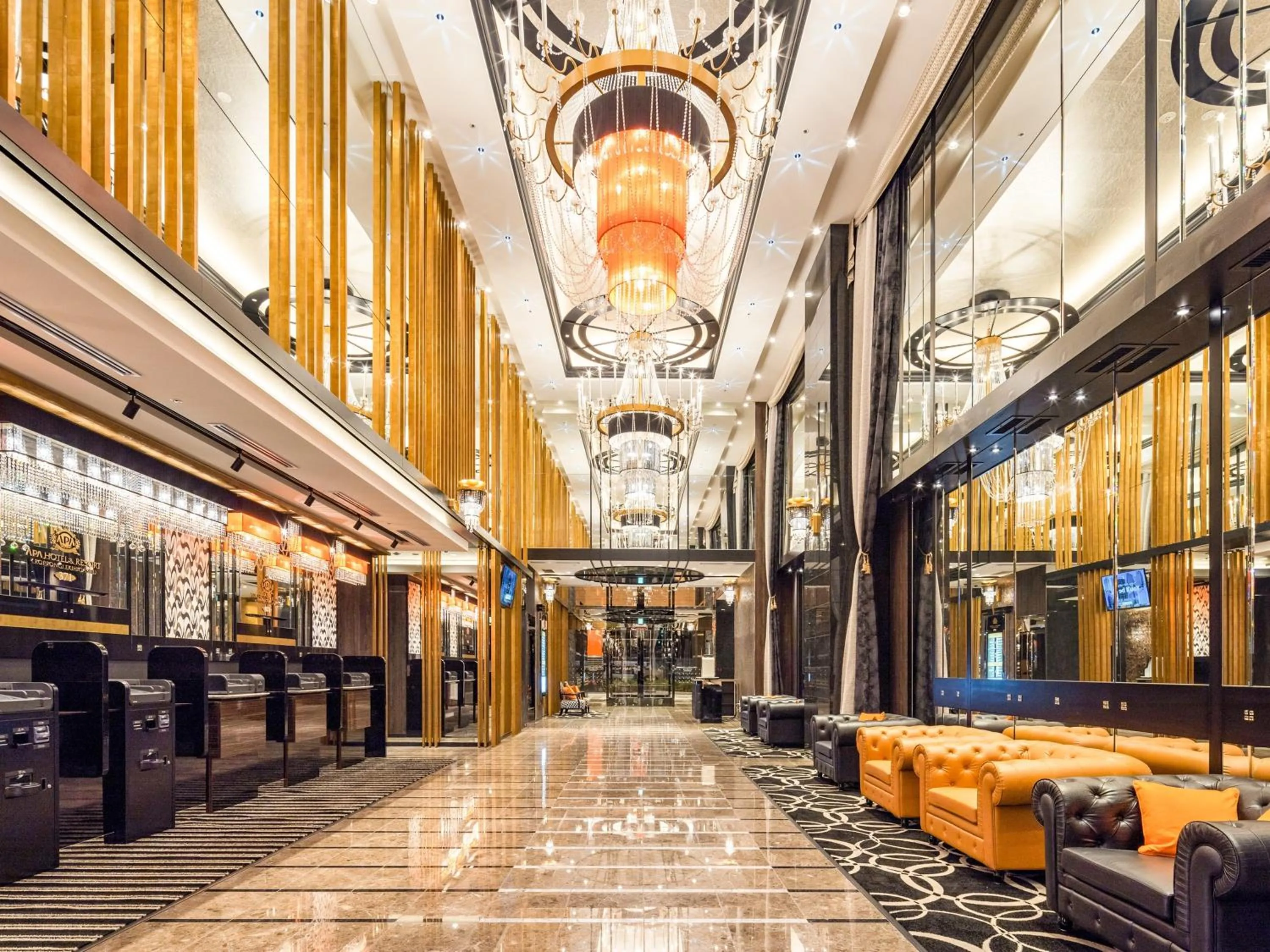Lobby or reception in APA Hotel & Resort Roppongi Ekihigashi