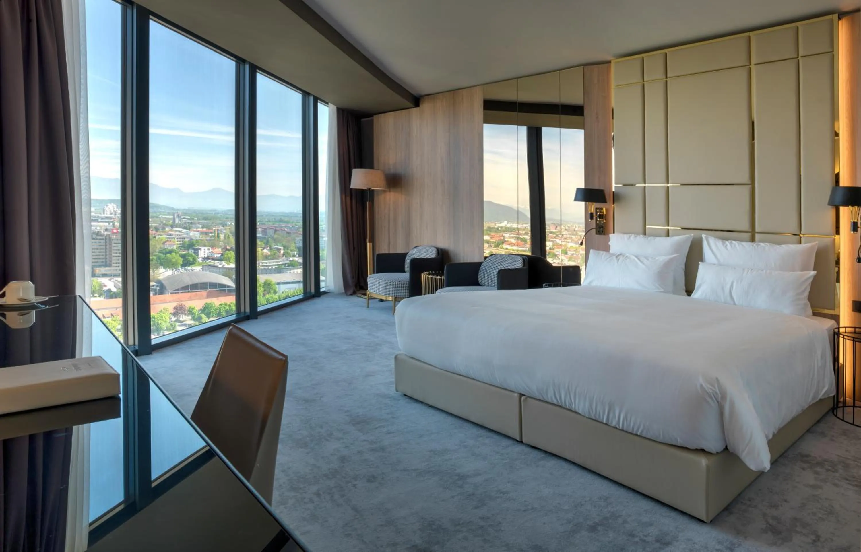 Bed in Grand Plaza Hotel & Congress Center