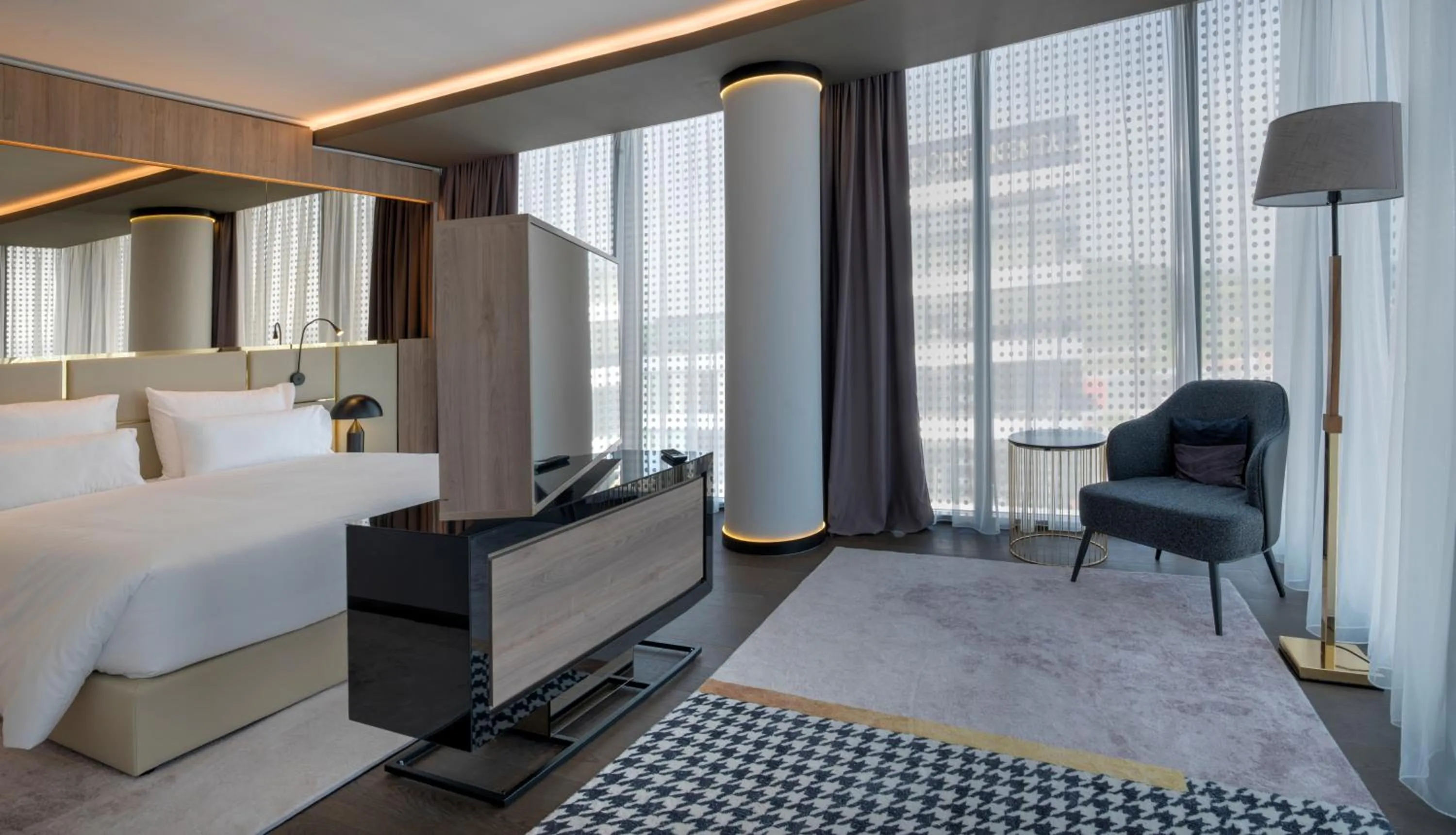 Bed in Grand Plaza Hotel & Congress Center