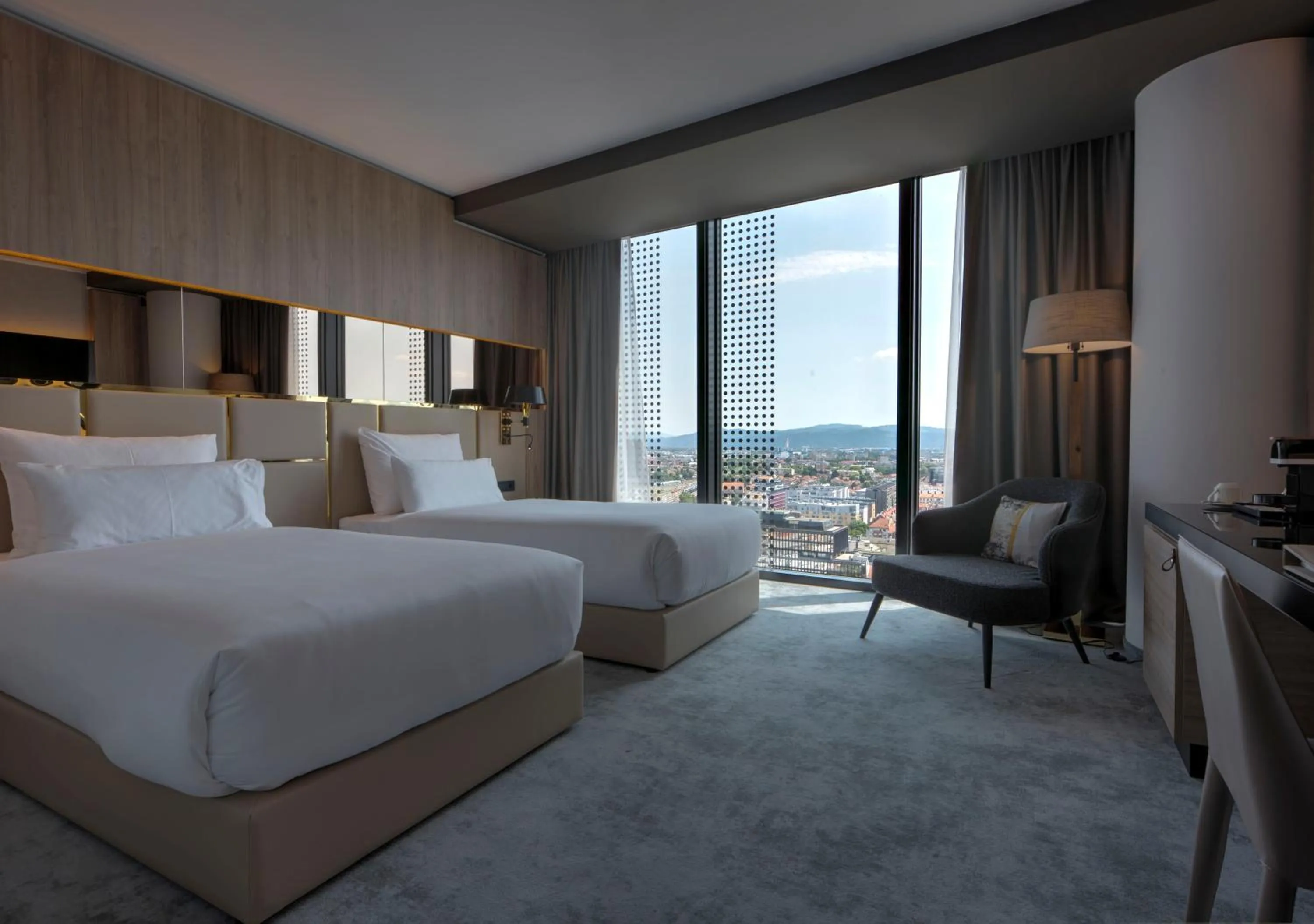 Bed in Grand Plaza Hotel & Congress Center