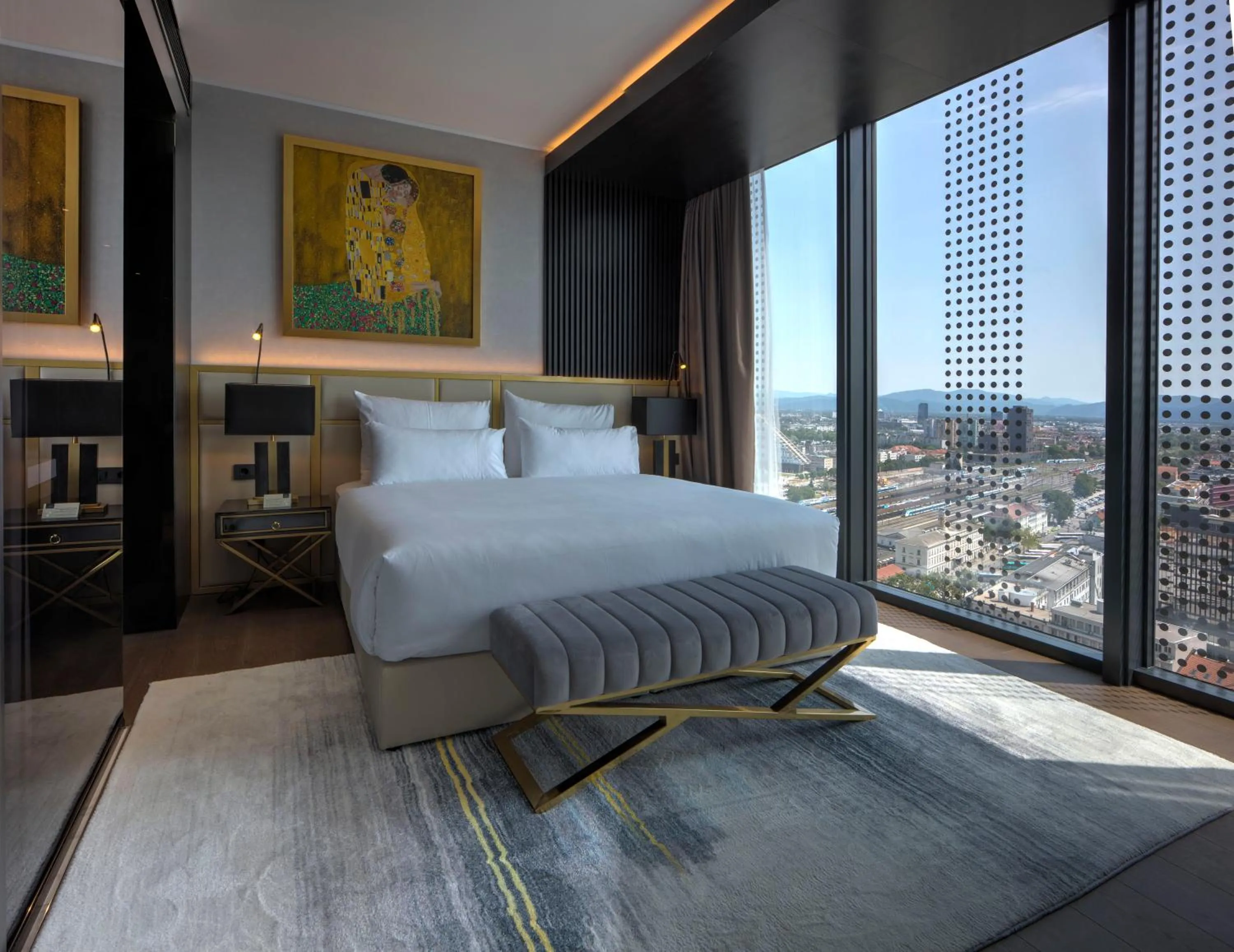 Bed in Grand Plaza Hotel & Congress Center