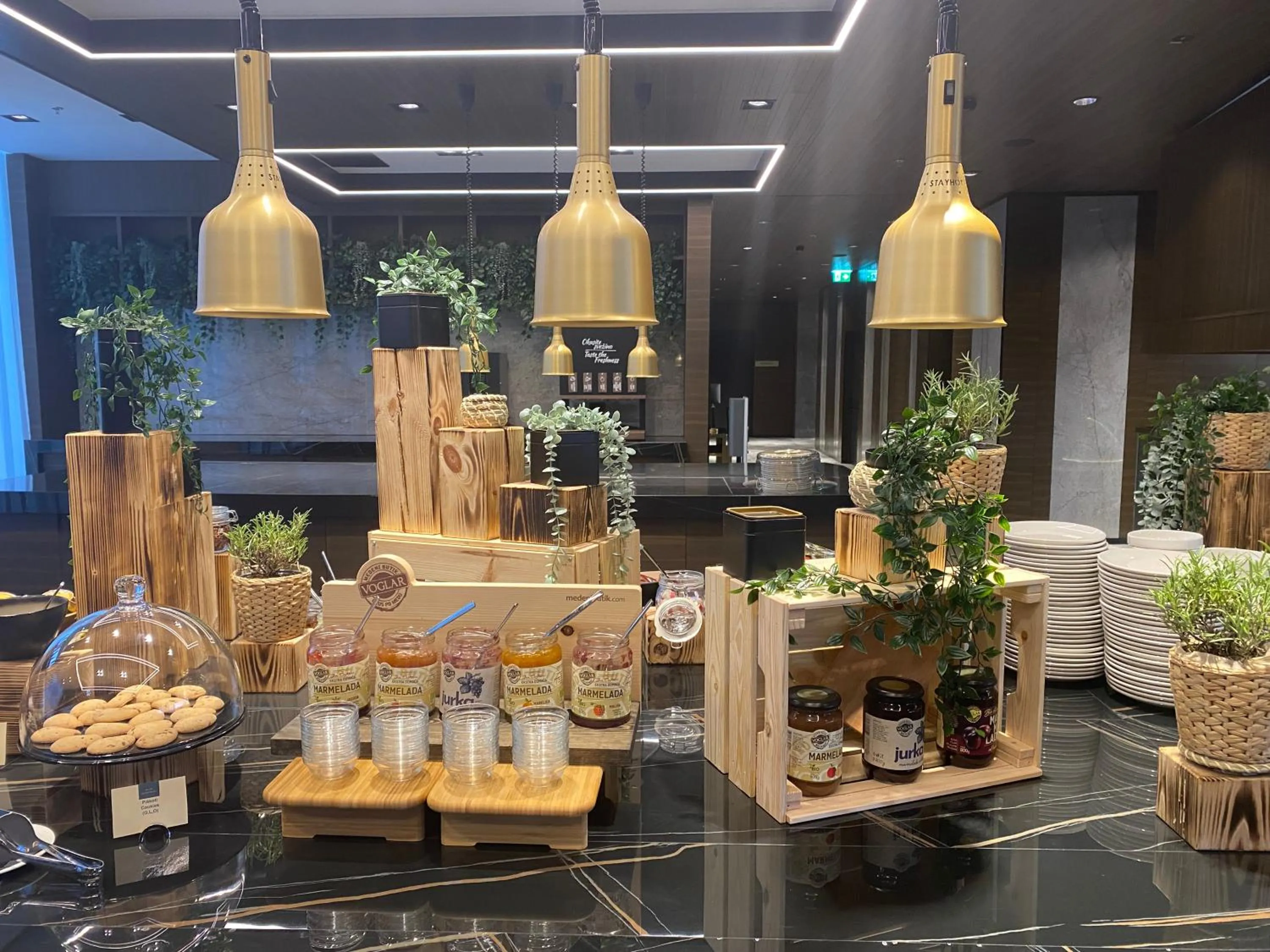 Buffet breakfast in Grand Plaza Hotel & Congress Center