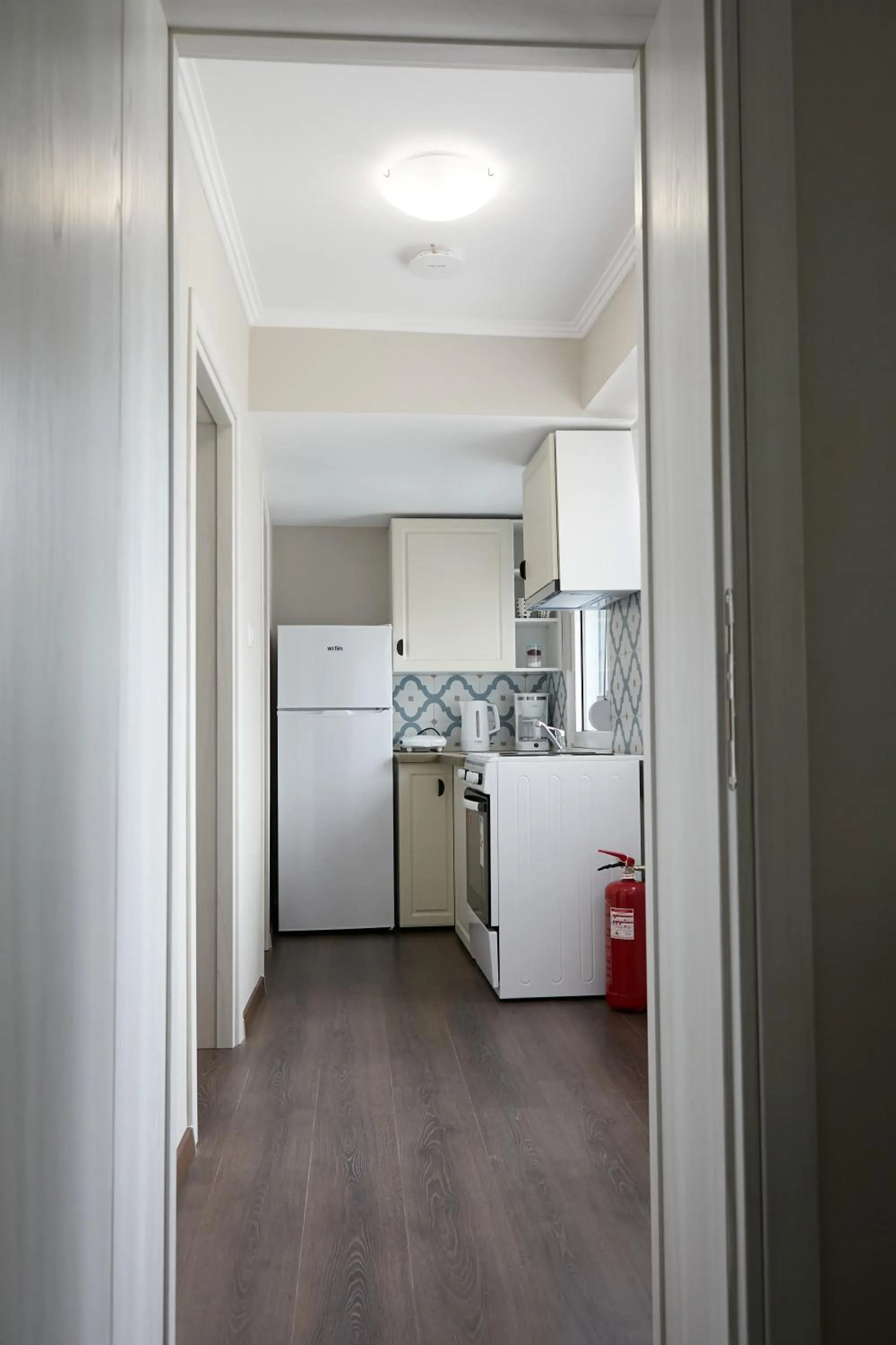 Kitchen or kitchenette in Romilia Guesthouse