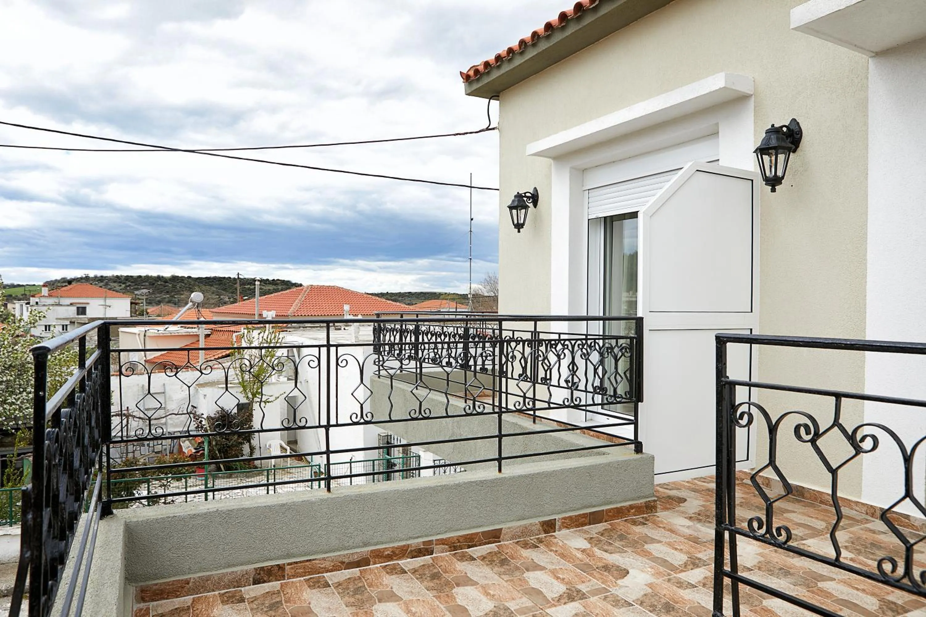 Balcony/Terrace in Romilia Guesthouse