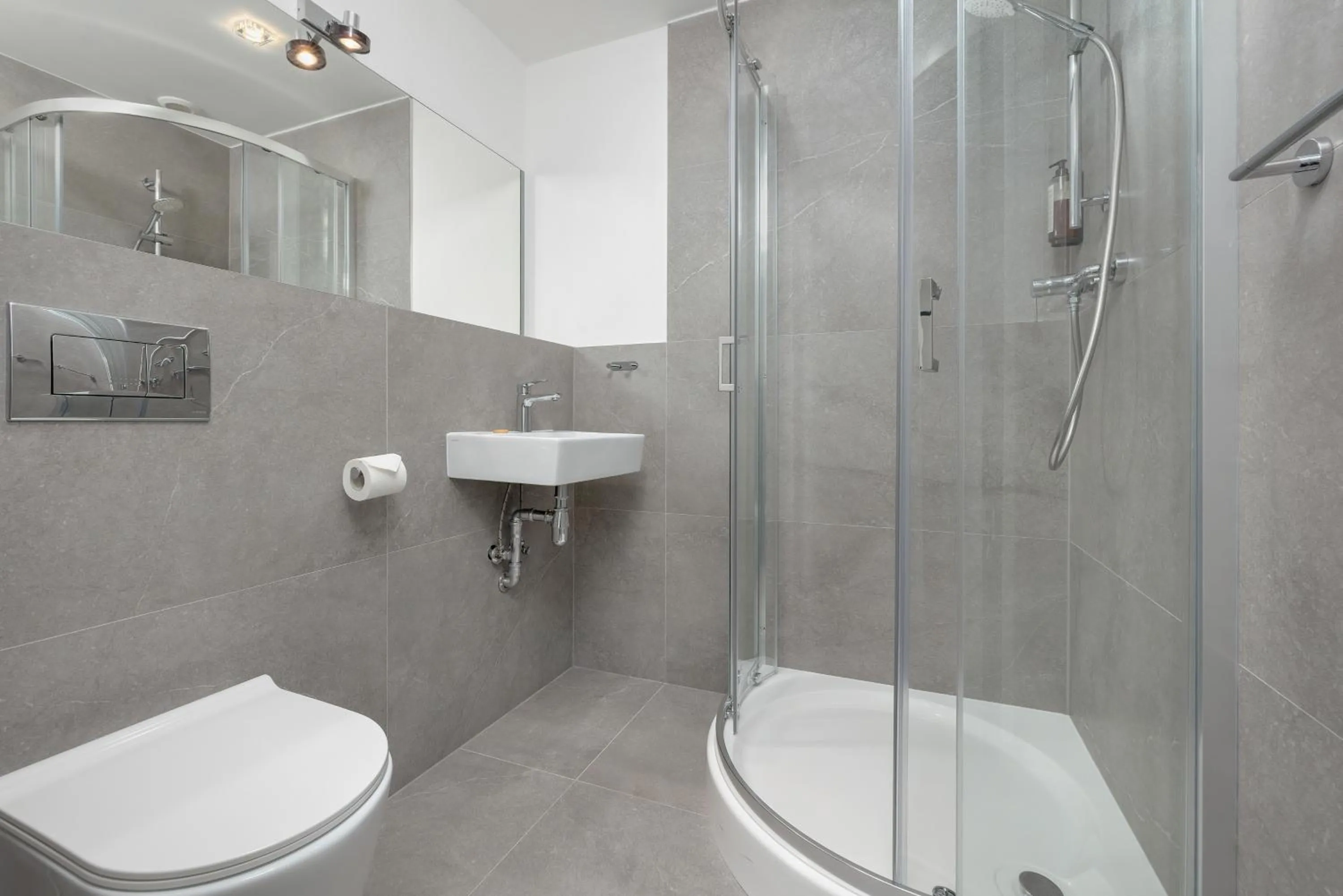 Toilet in Aparthotel Etna