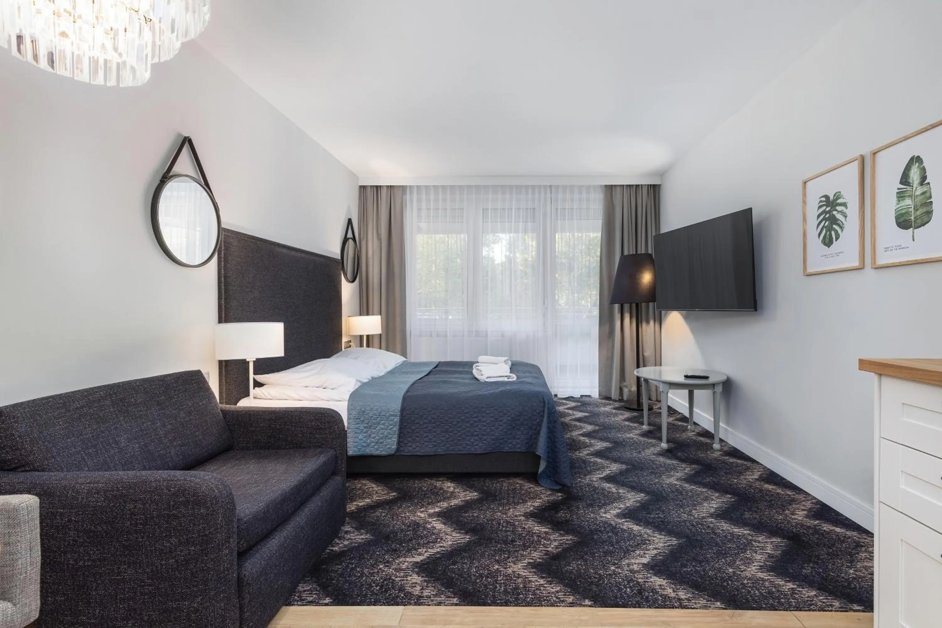 Bed in Aparthotel Etna