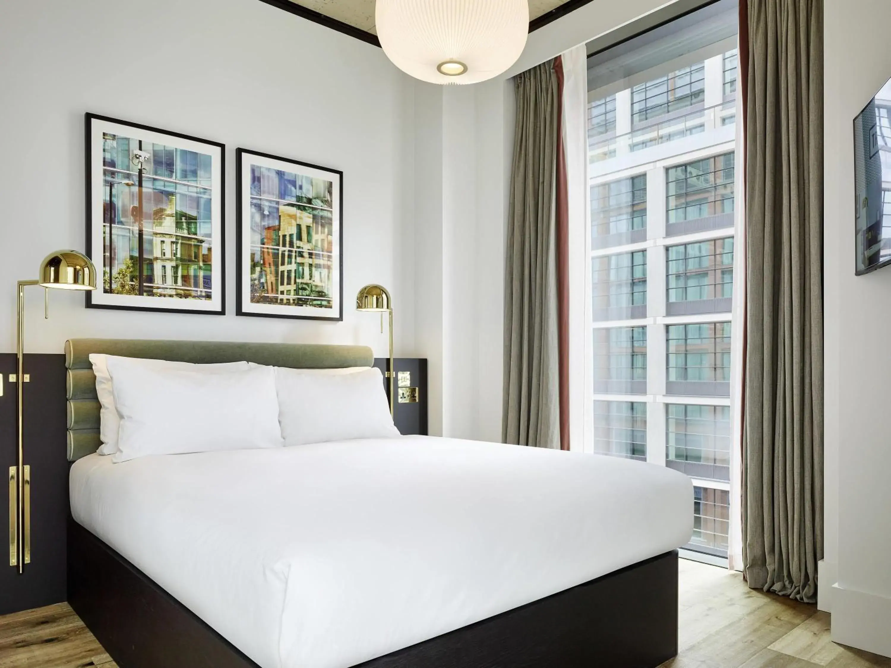 Bedroom, Bed in TRIBE London Canary Wharf Bedroom, Bed in TRIBE London Canary Wharf