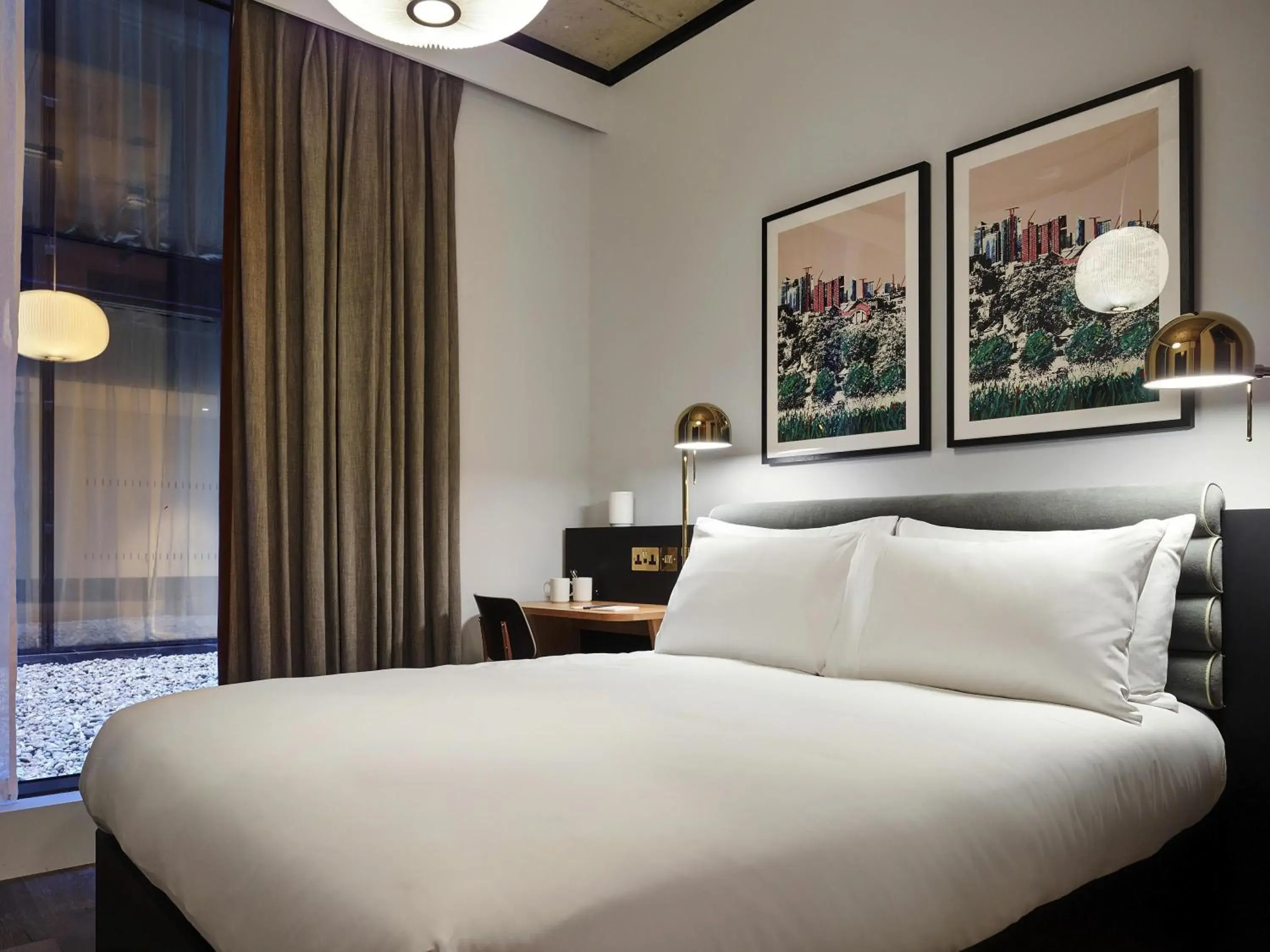 Bedroom, Bed in TRIBE London Canary Wharf Bedroom, Bed in TRIBE London Canary Wharf