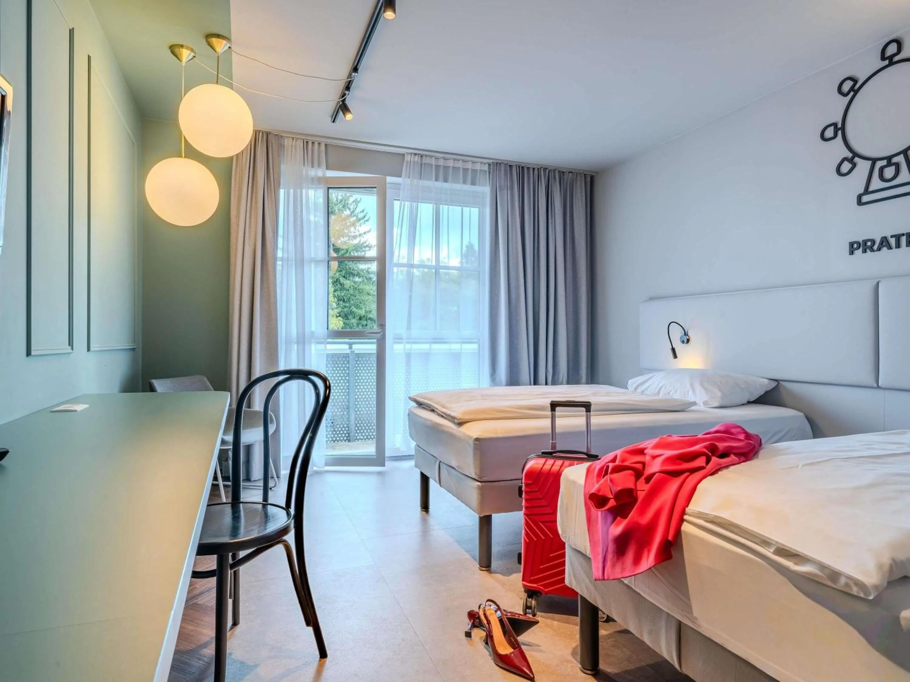 Bedroom, Bed in ibis Styles Graz Messe