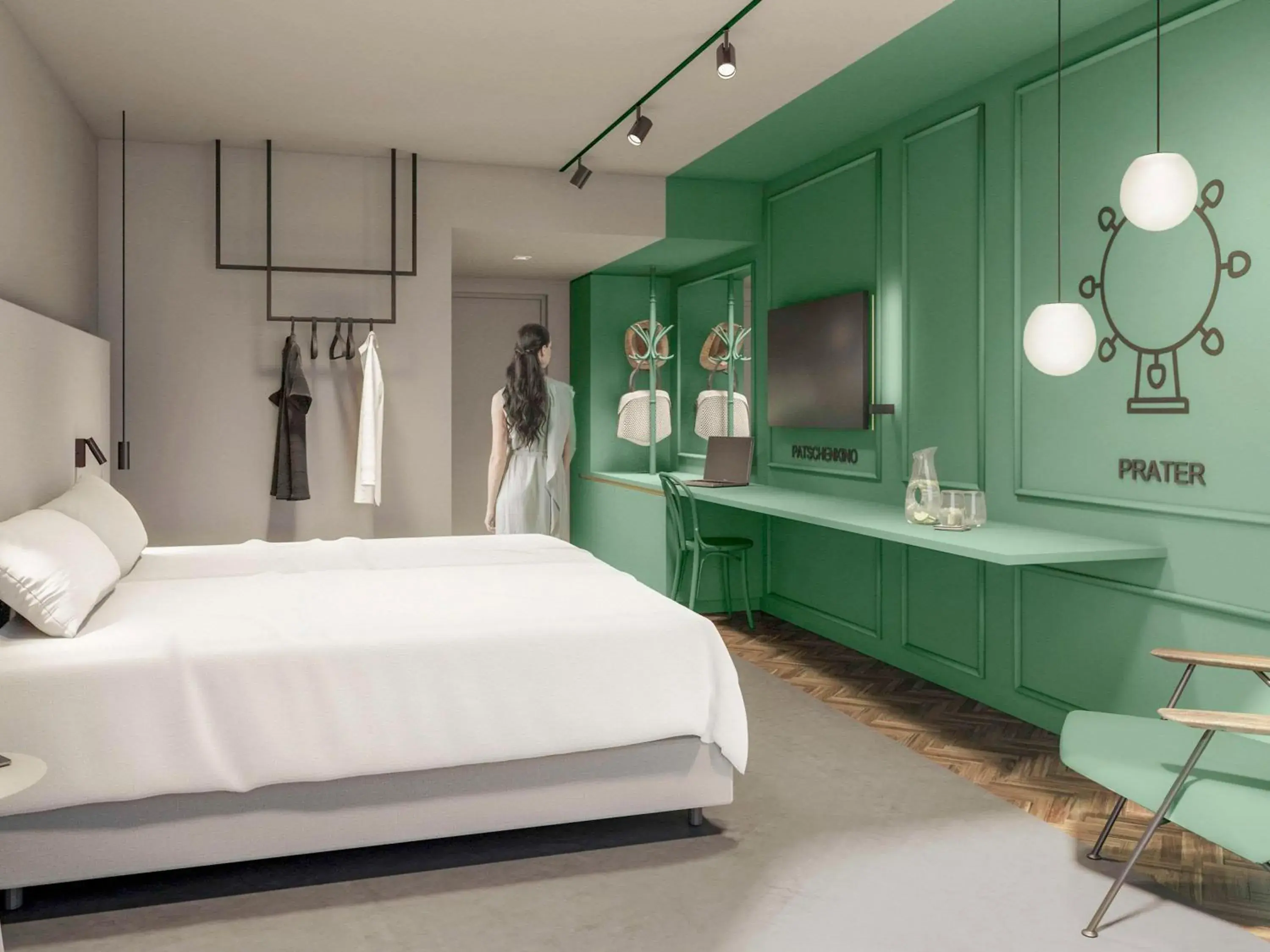 Bedroom, Bed in ibis Styles Graz Messe Bedroom, Bed in ibis Styles Graz Messe