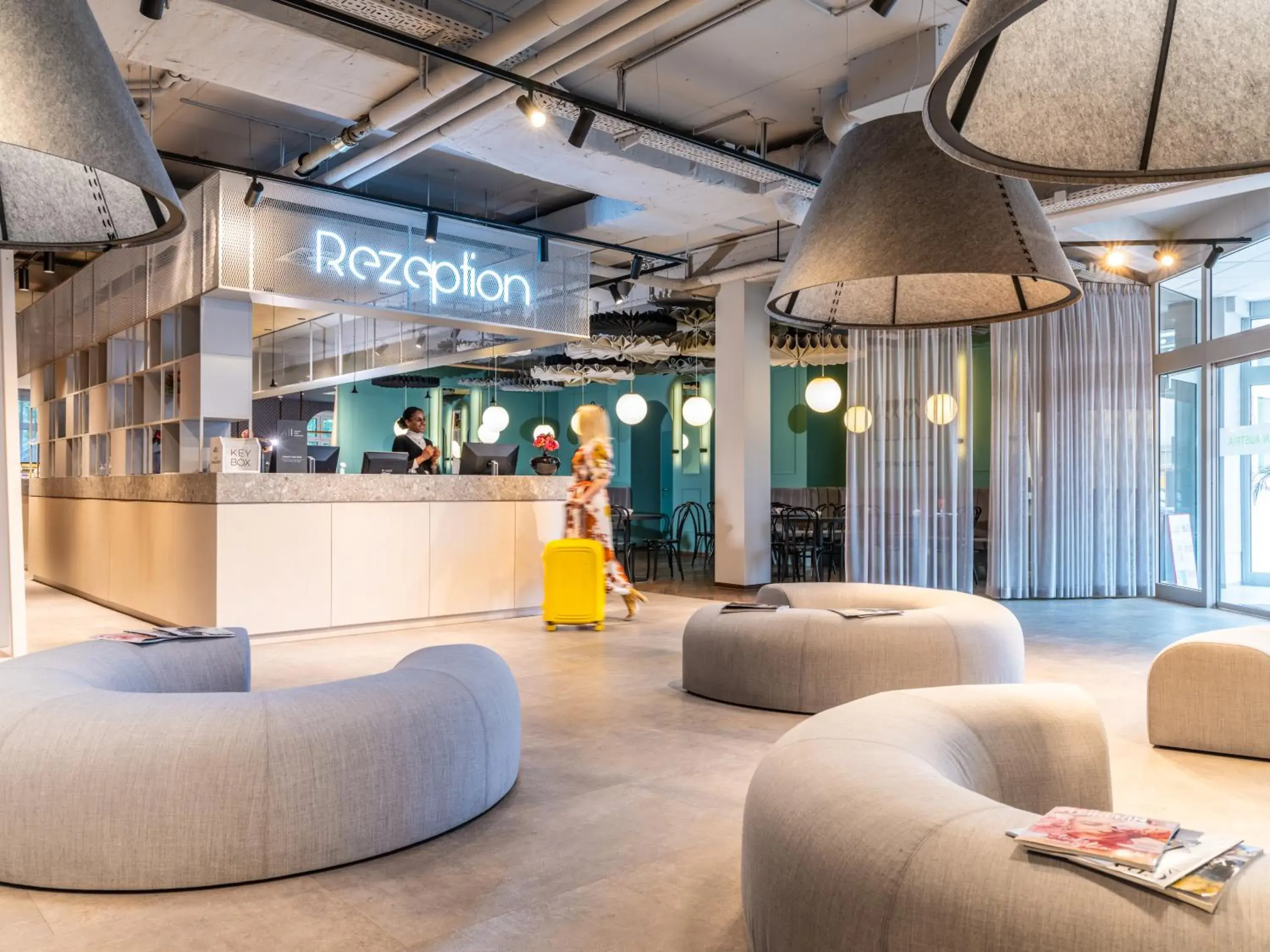 Lobby or reception in ibis Styles Graz Messe Lobby or reception in ibis Styles Graz Messe