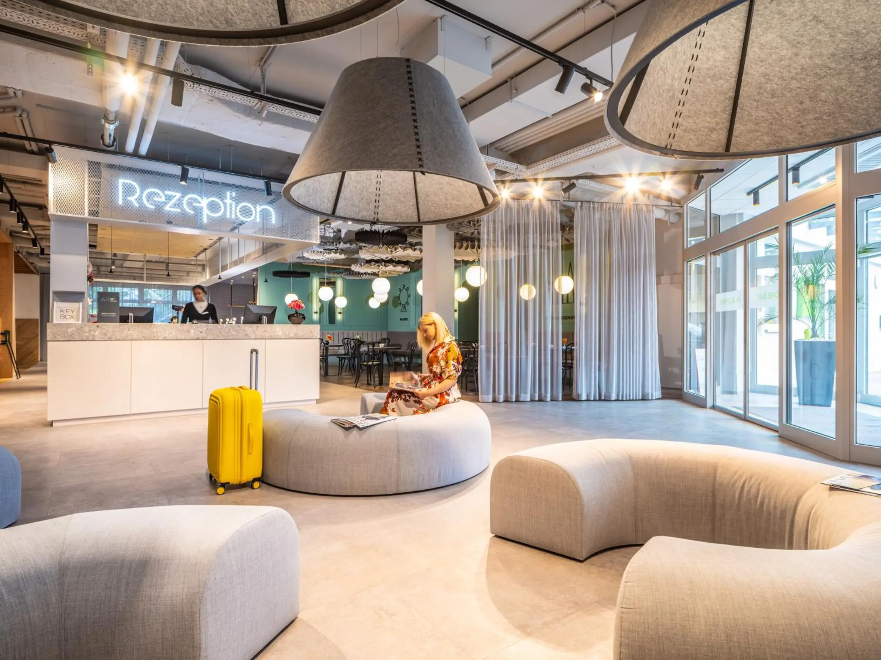 Lobby or reception in ibis Styles Graz Messe Lobby or reception in ibis Styles Graz Messe