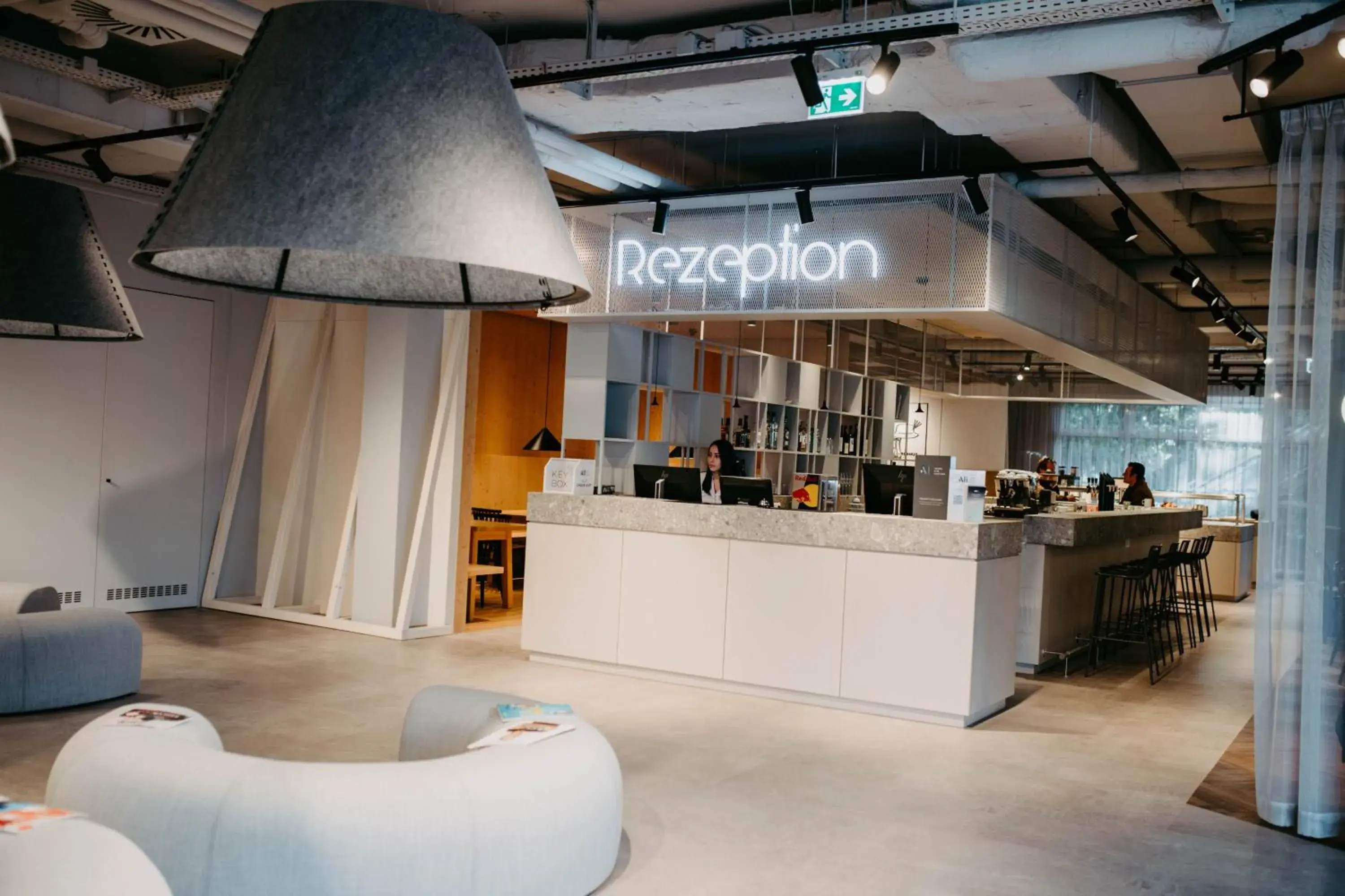 Lobby or reception in ibis Styles Graz Messe Lobby or reception in ibis Styles Graz Messe