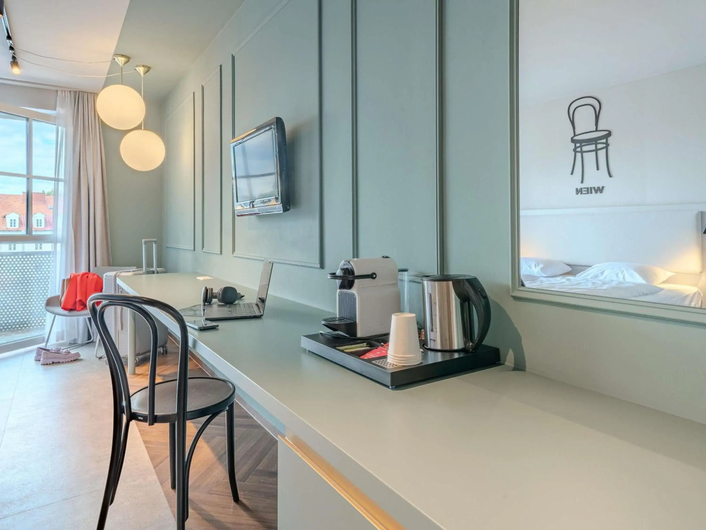 Bedroom in ibis Styles Graz Messe Bedroom in ibis Styles Graz Messe