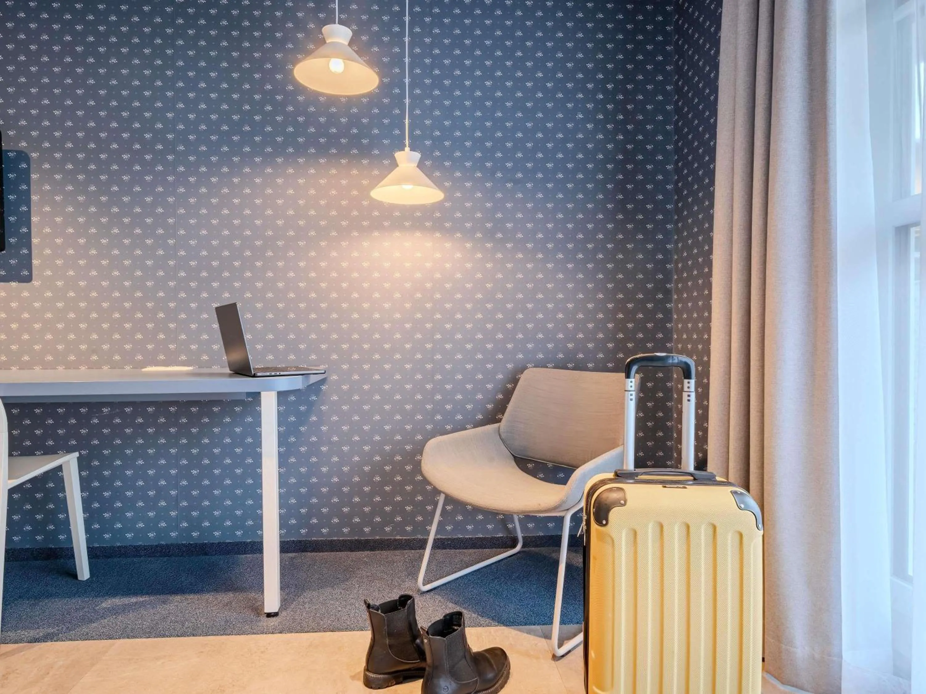 Bedroom in ibis Styles Graz Messe