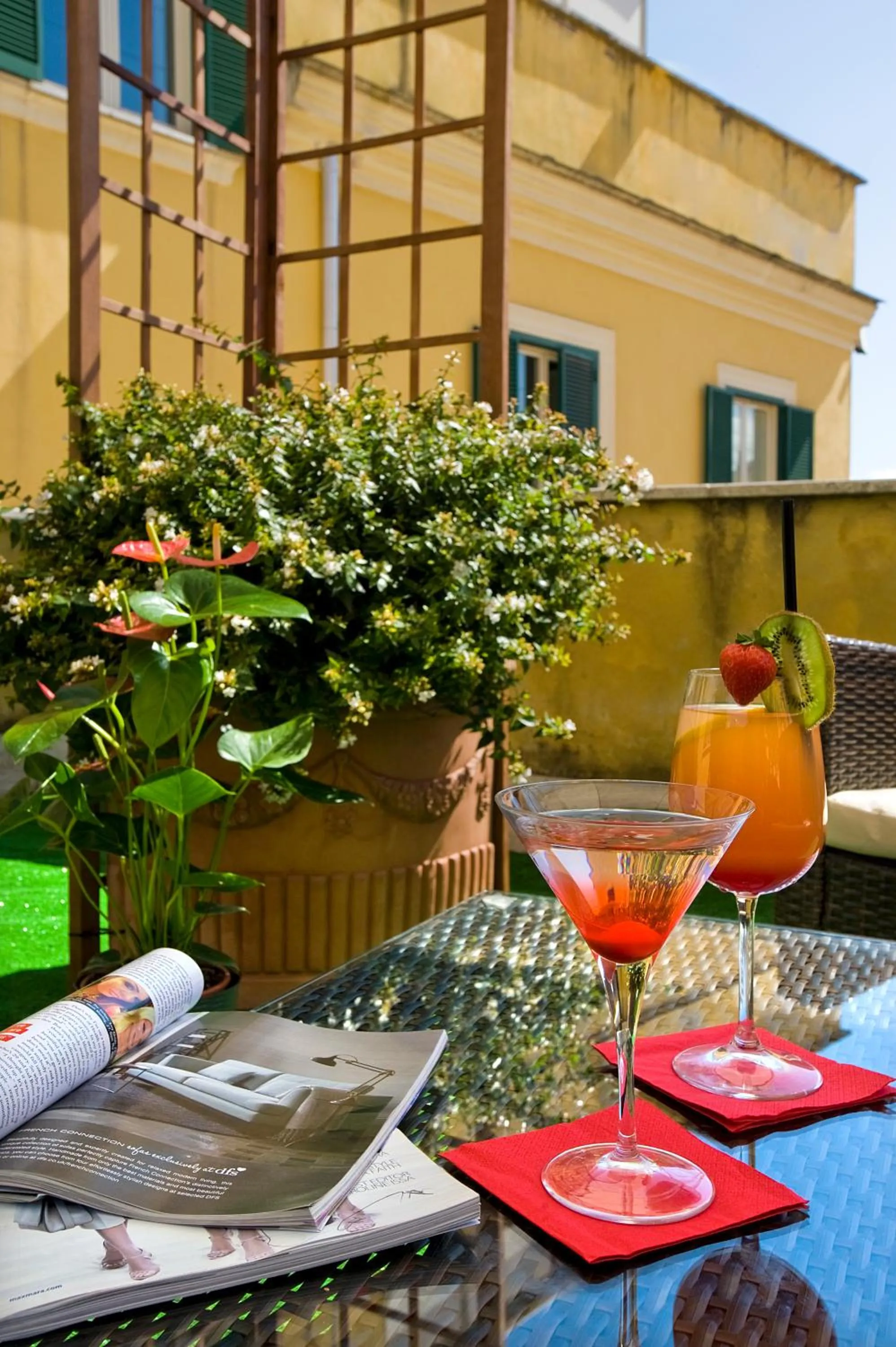 Balcony/Terrace in Hotel Villa San Lorenzo Maria