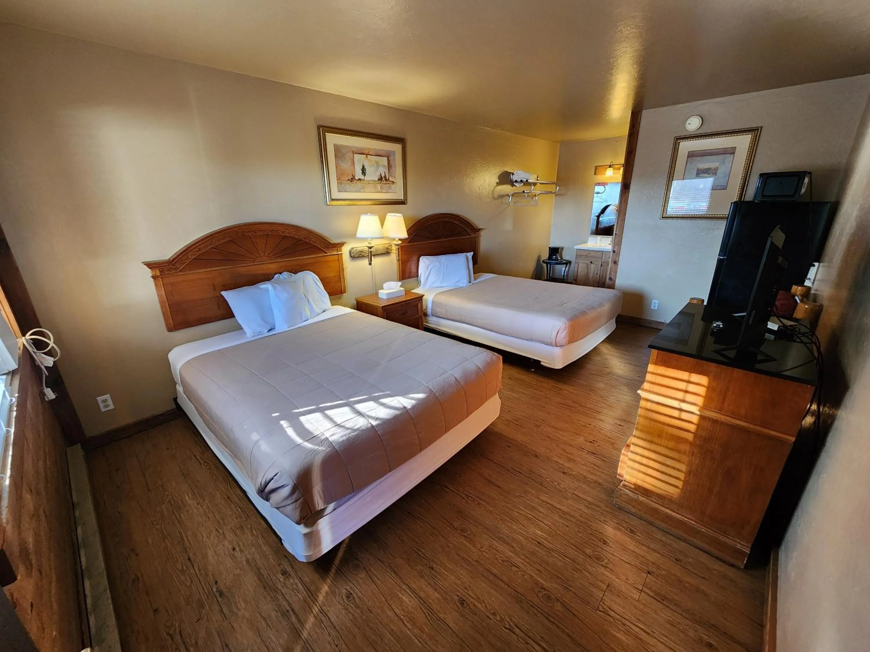 Bed in High Country Motel