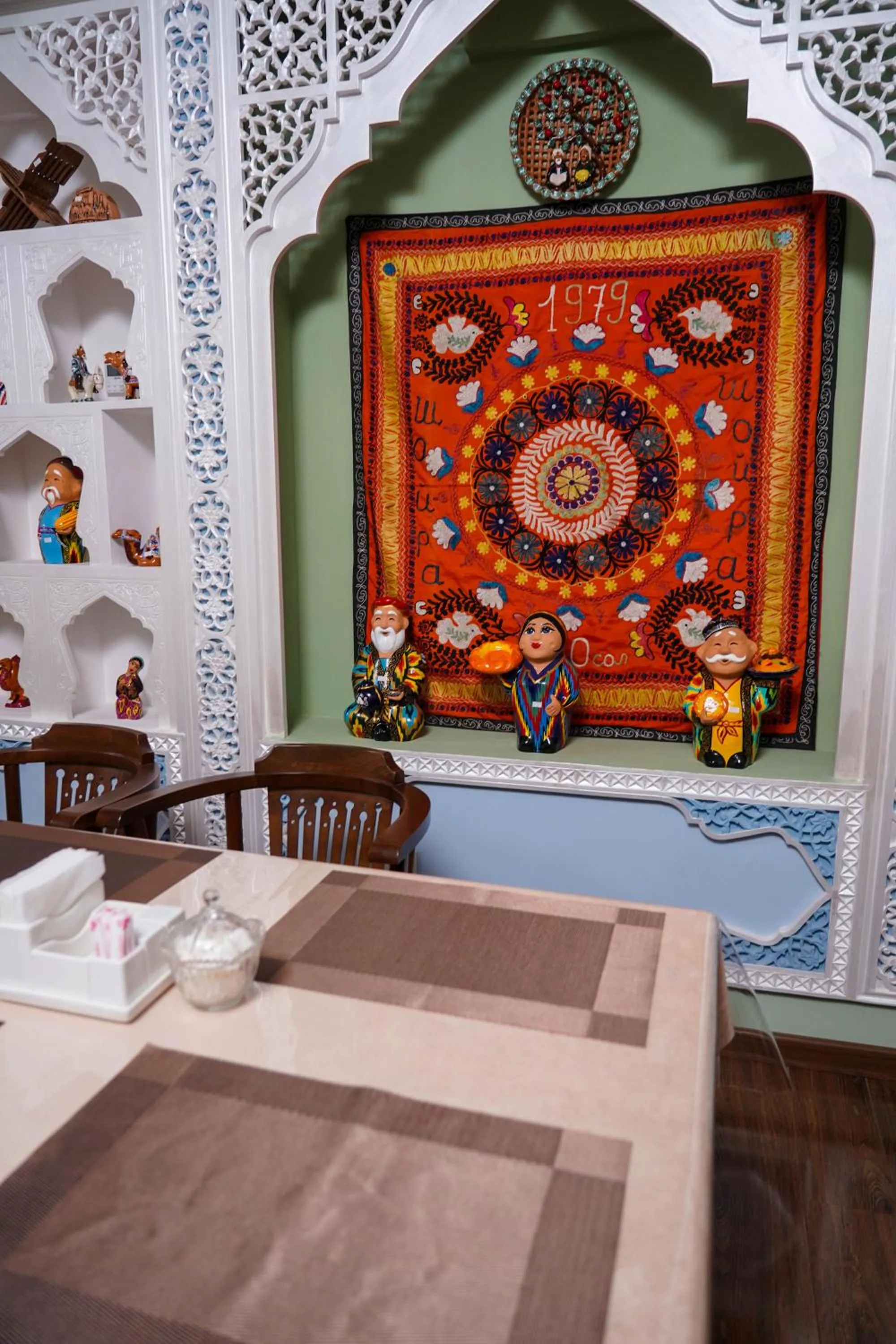 Decorative detail in Sangzor Boutique Hotel