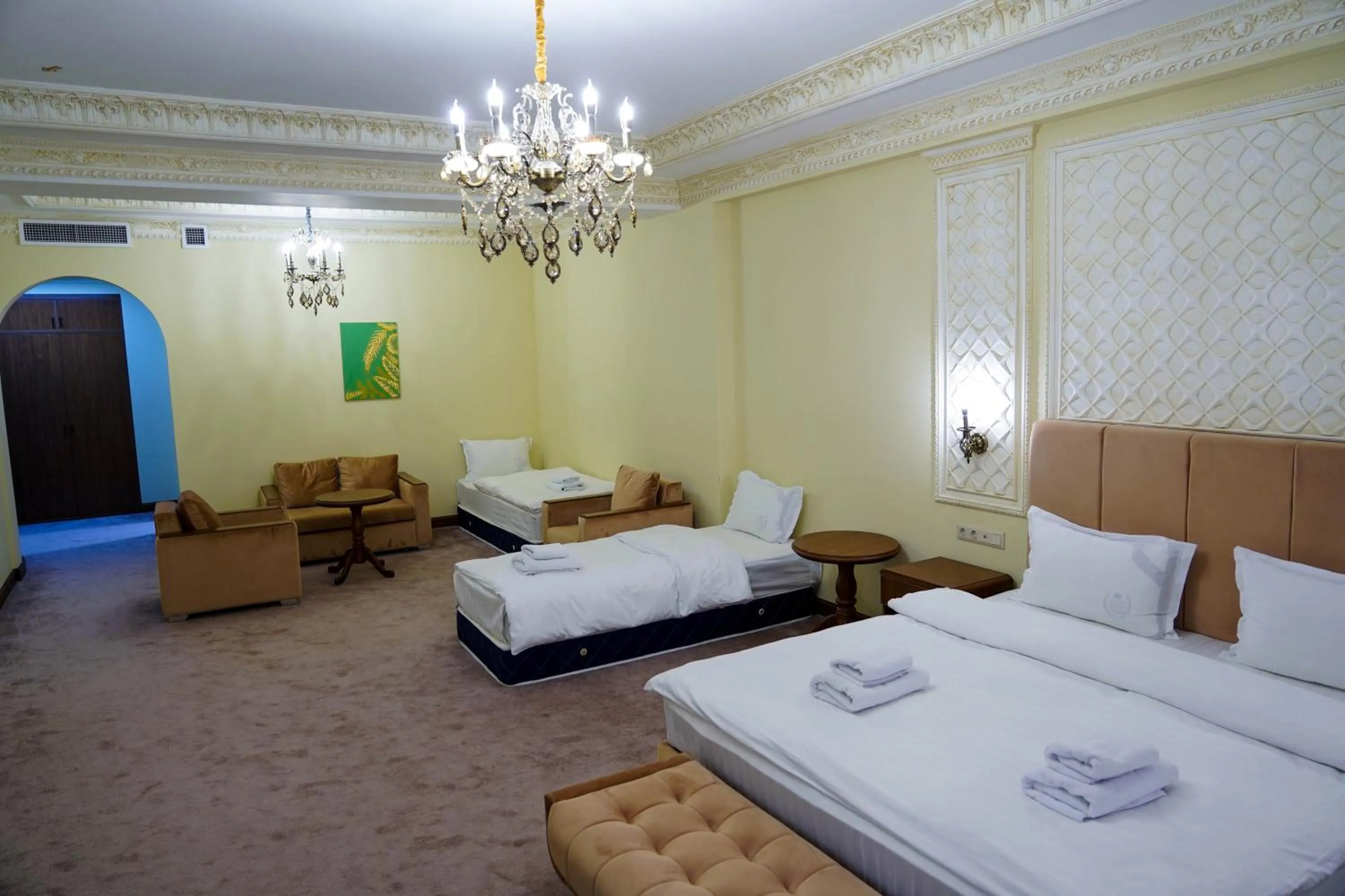 Bed in Sangzor Boutique Hotel