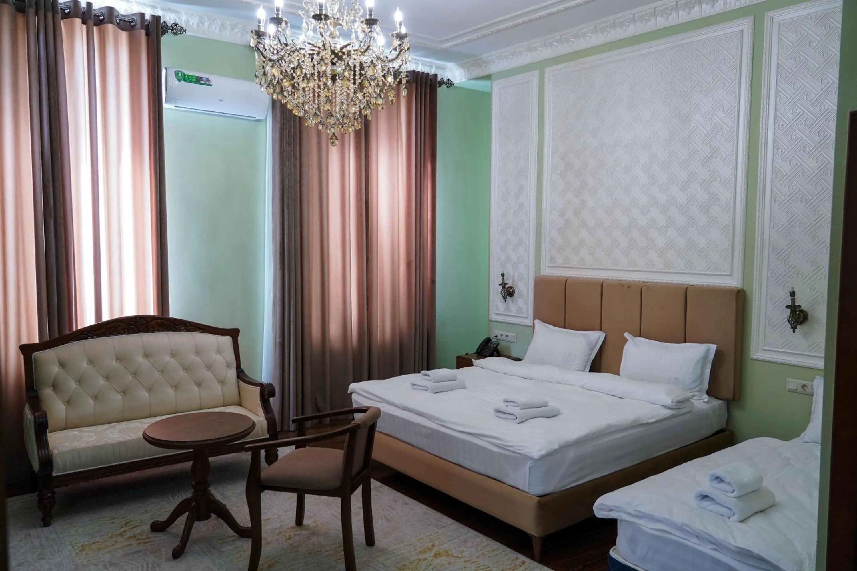 Bed in Sangzor Boutique Hotel