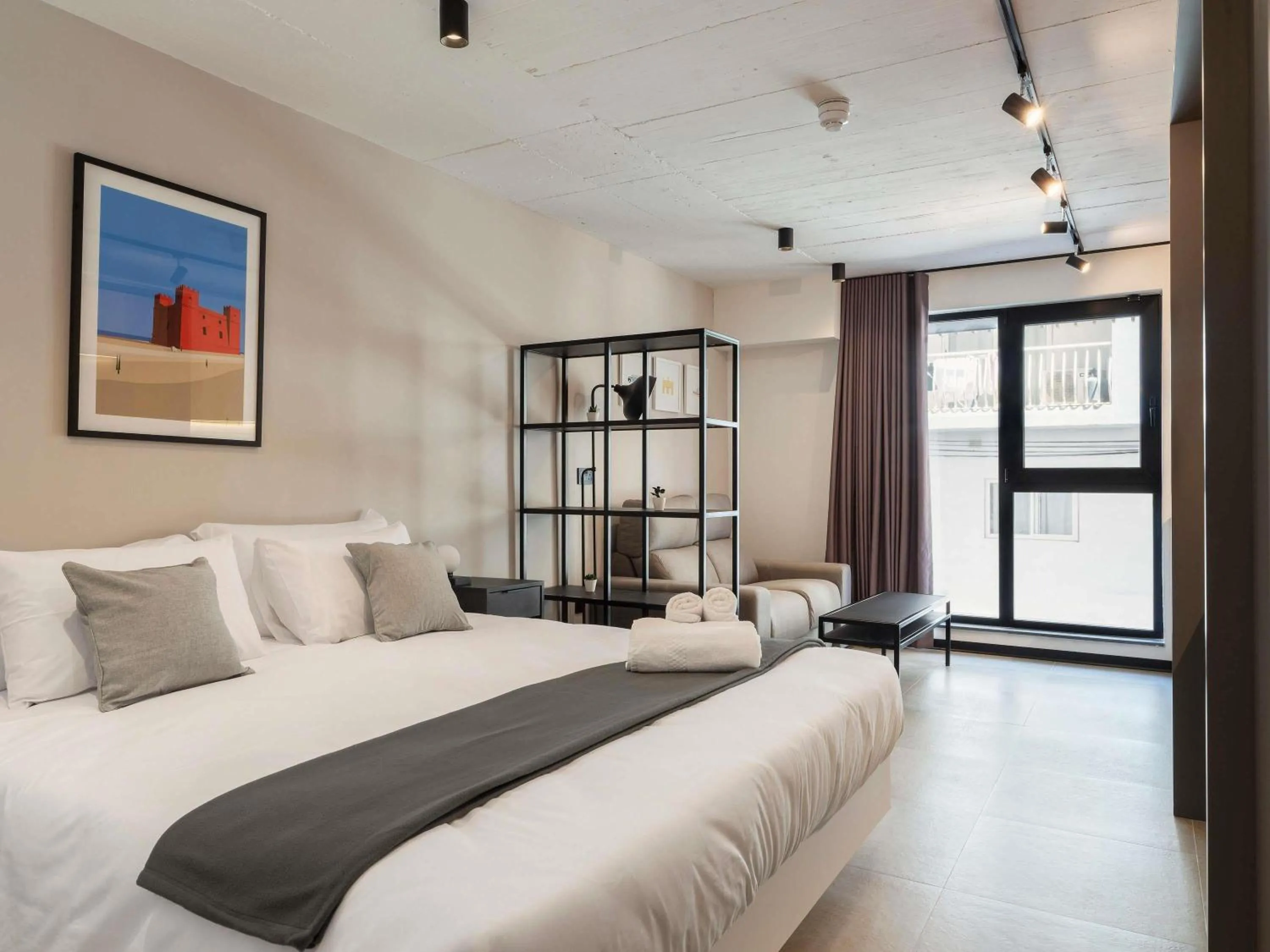 Bedroom, Bed in Aparthotel Adagio Malta Central