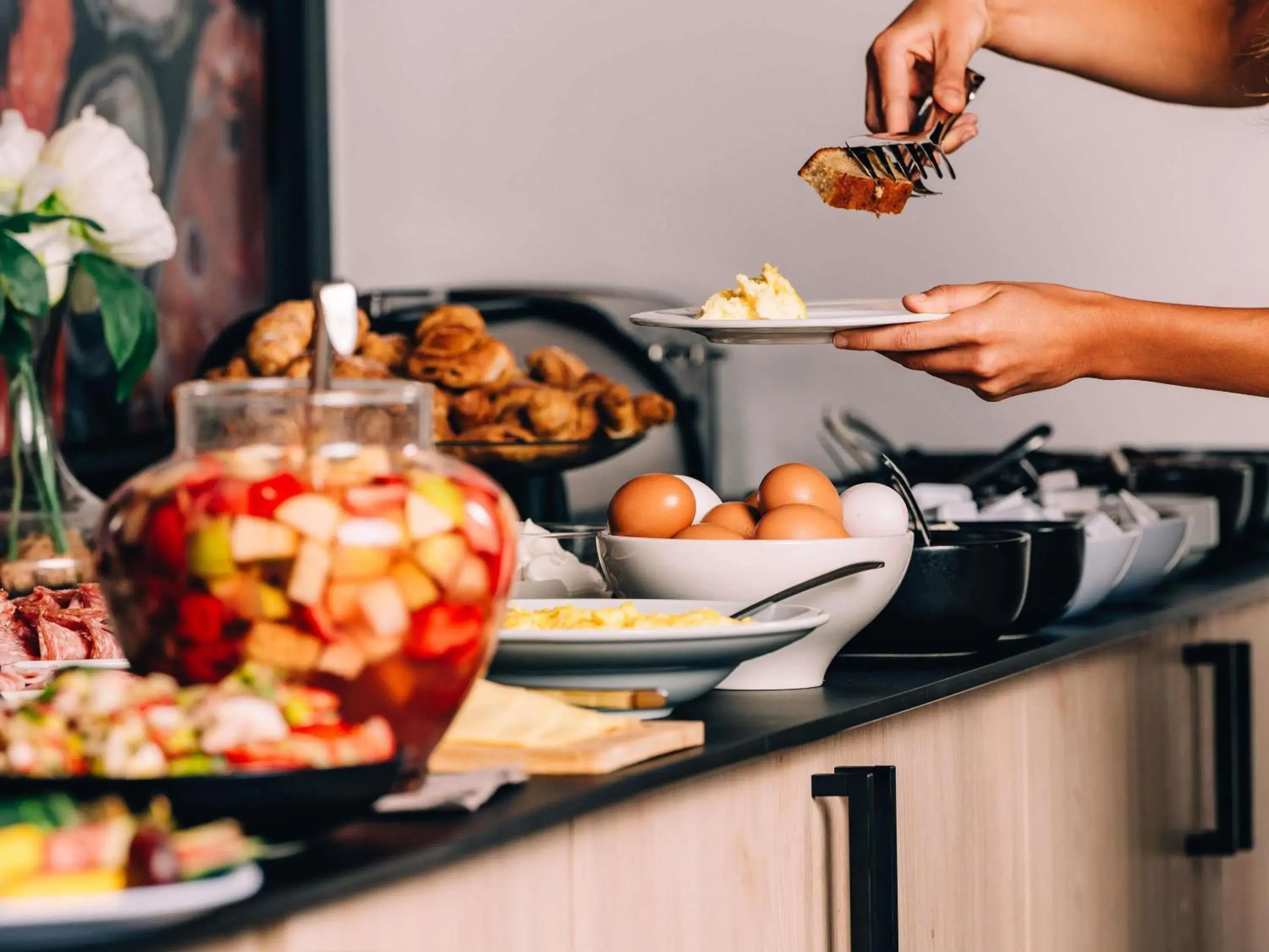 Breakfast in Aparthotel Adagio Malta Central Breakfast in Aparthotel Adagio Malta Central