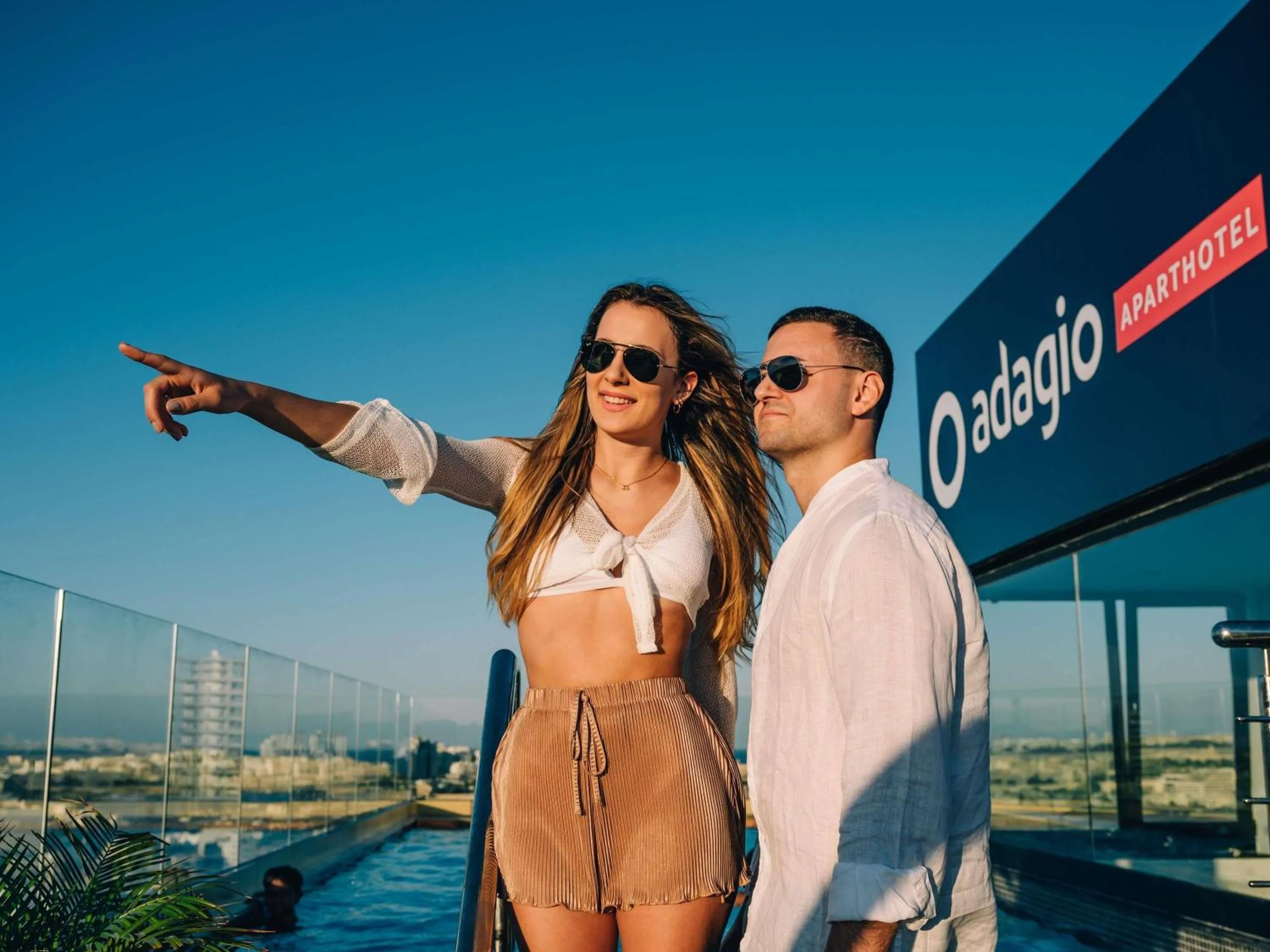 Lounge or bar in Aparthotel Adagio Malta Central