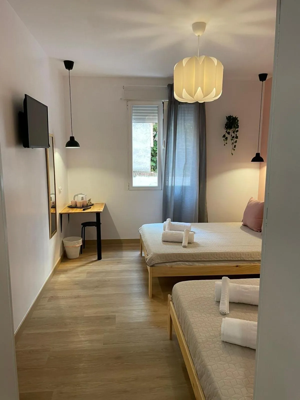 Inner courtyard view, Bed in OPERA ROOMS