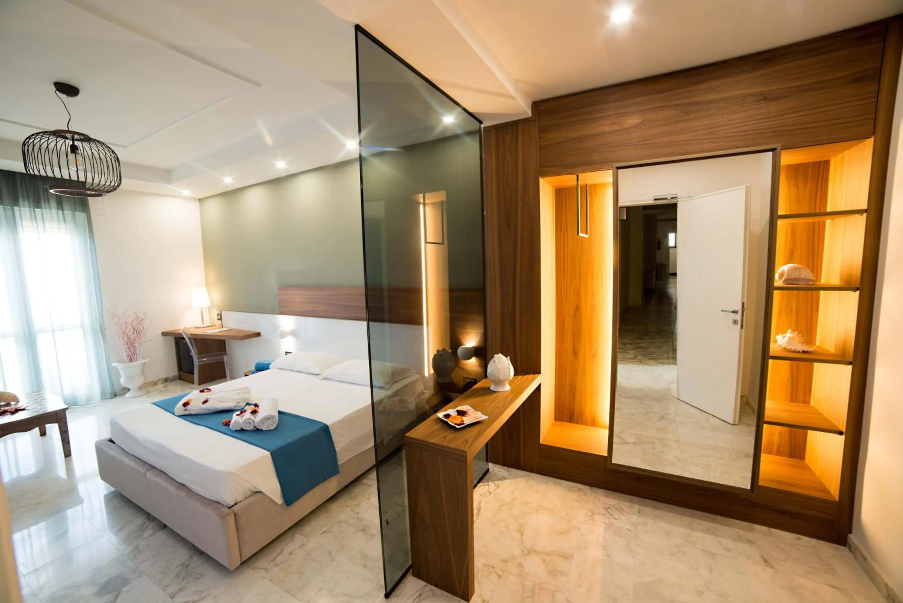 Bed in Hotel Luna Lido