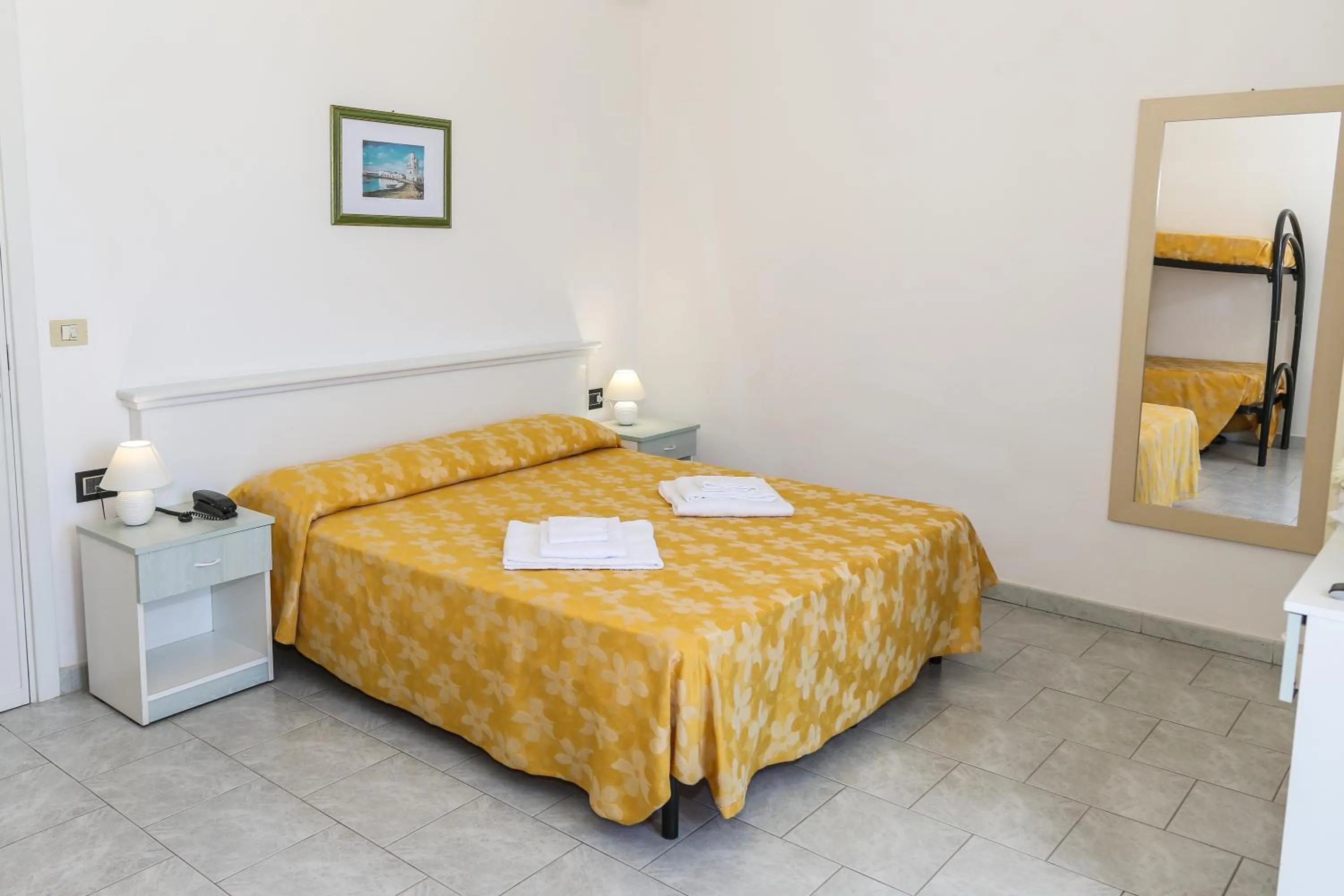 Bed in Hotel Luna Lido