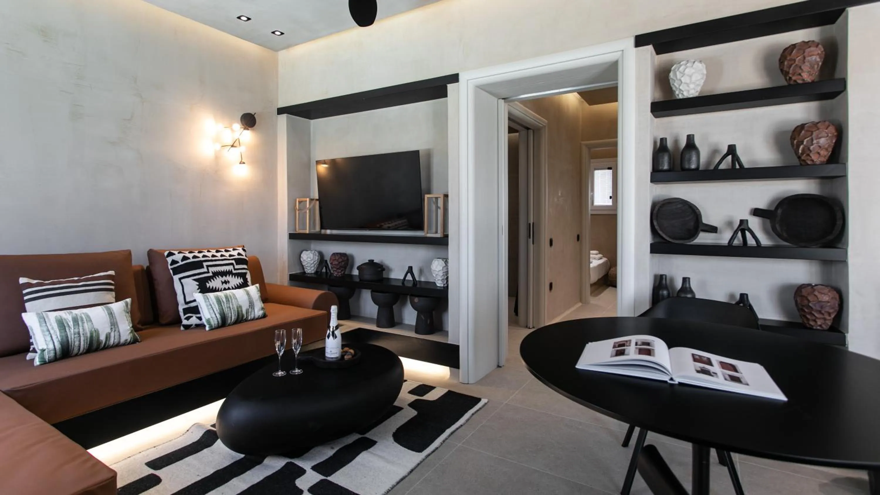 Living room in Eden Beachfront Residences & Suites