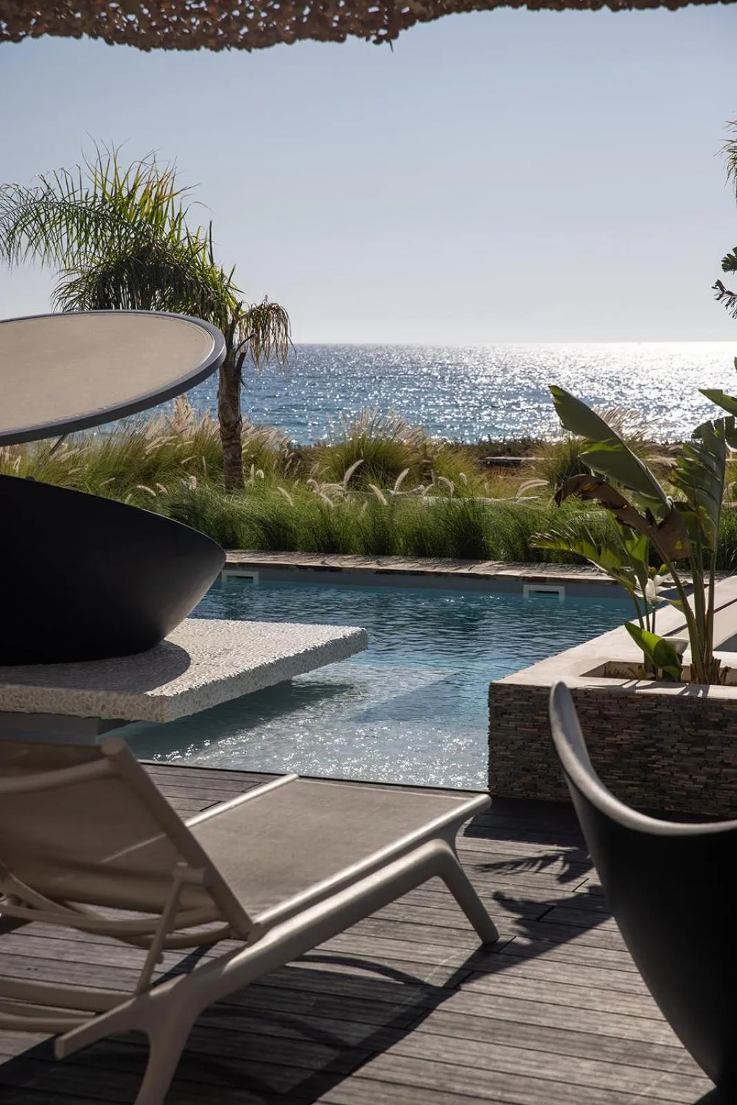 Swimming pool in Eden Beachfront Residences & Suites